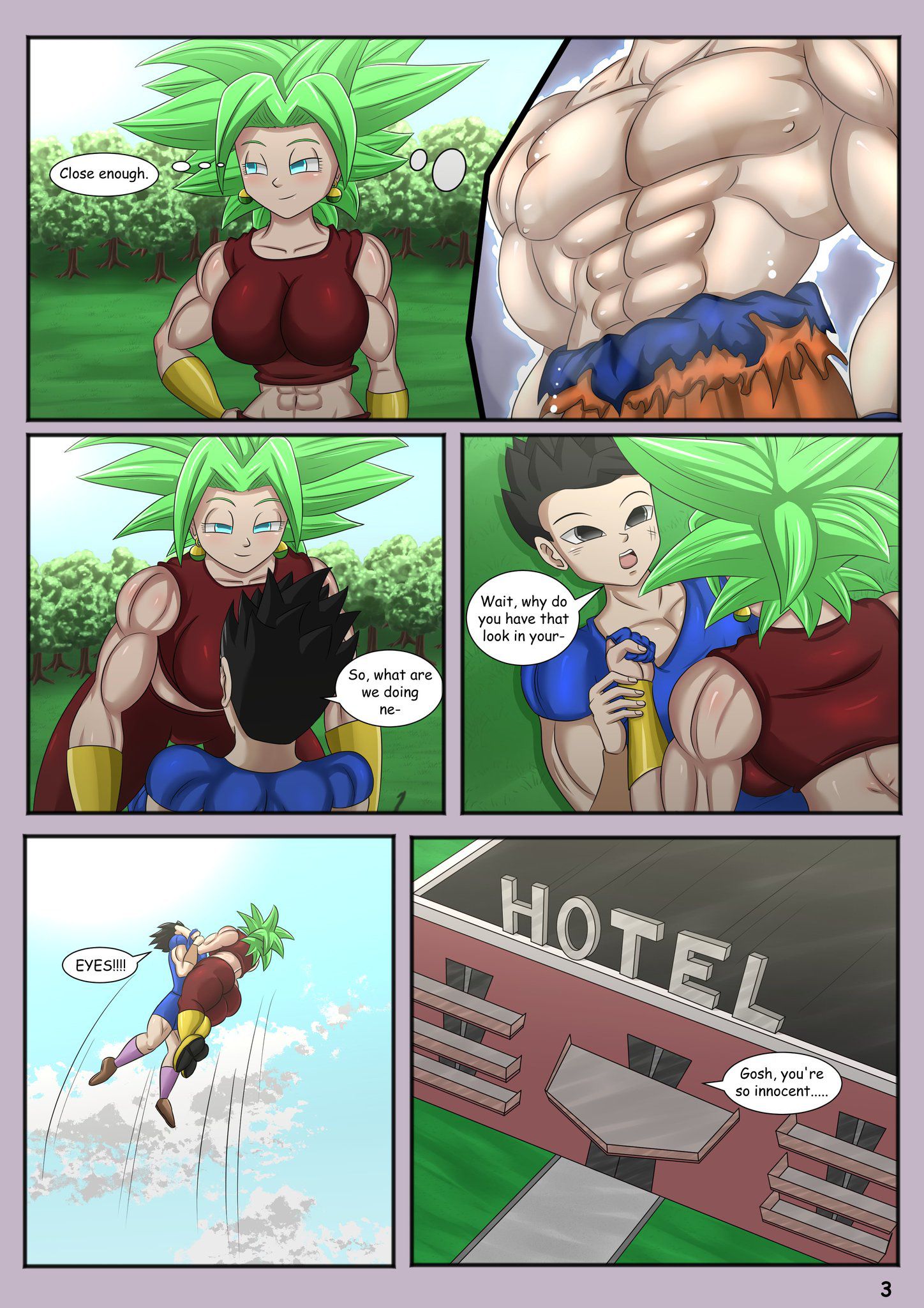 Battle Tensions (Dragon Ball Super) [Magnificent Sexy Gals] - Chapter 1 — Page 4