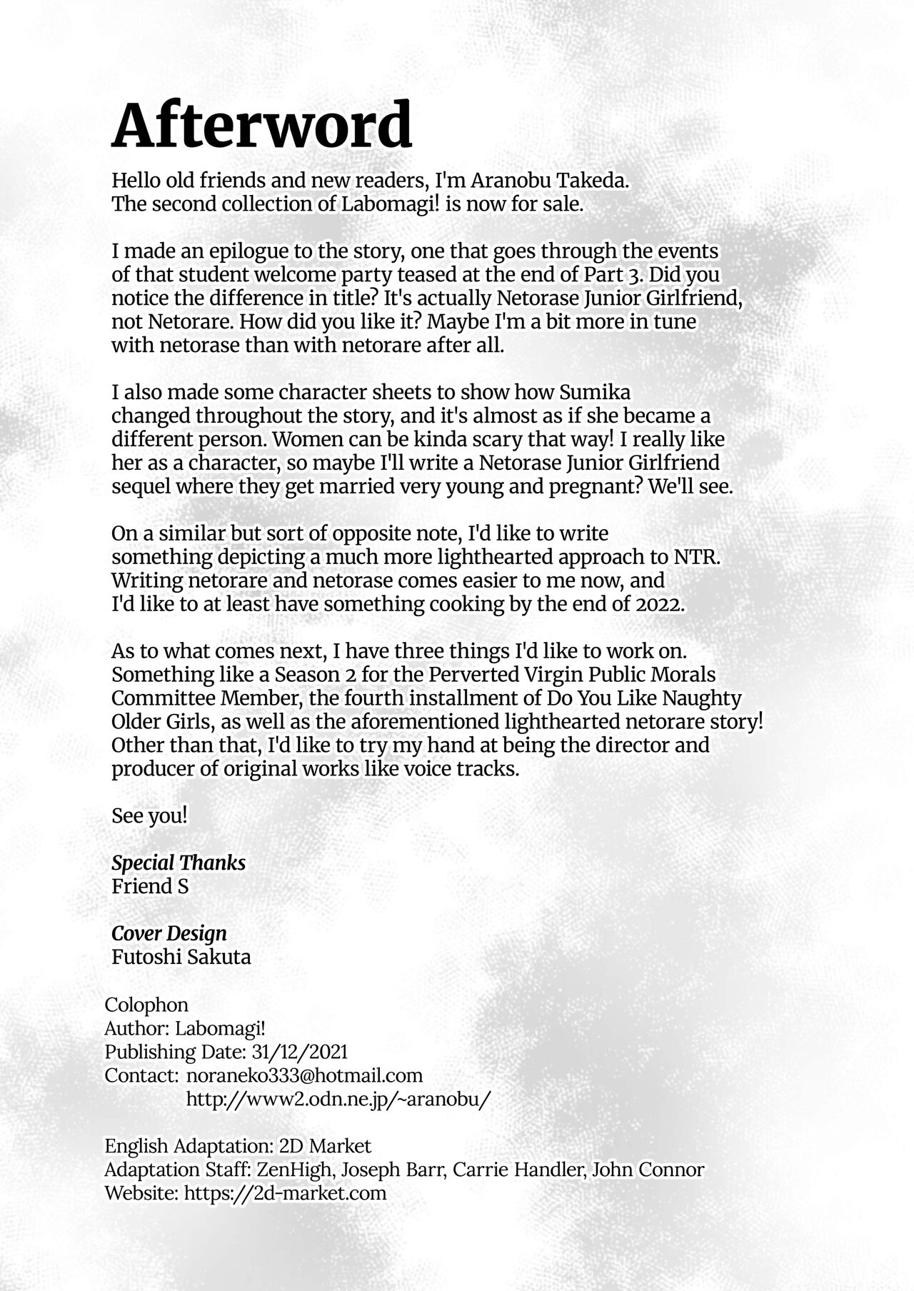 Netorare Junior Girlfriend [Takeda Aranobu] - Chapter — Page 167