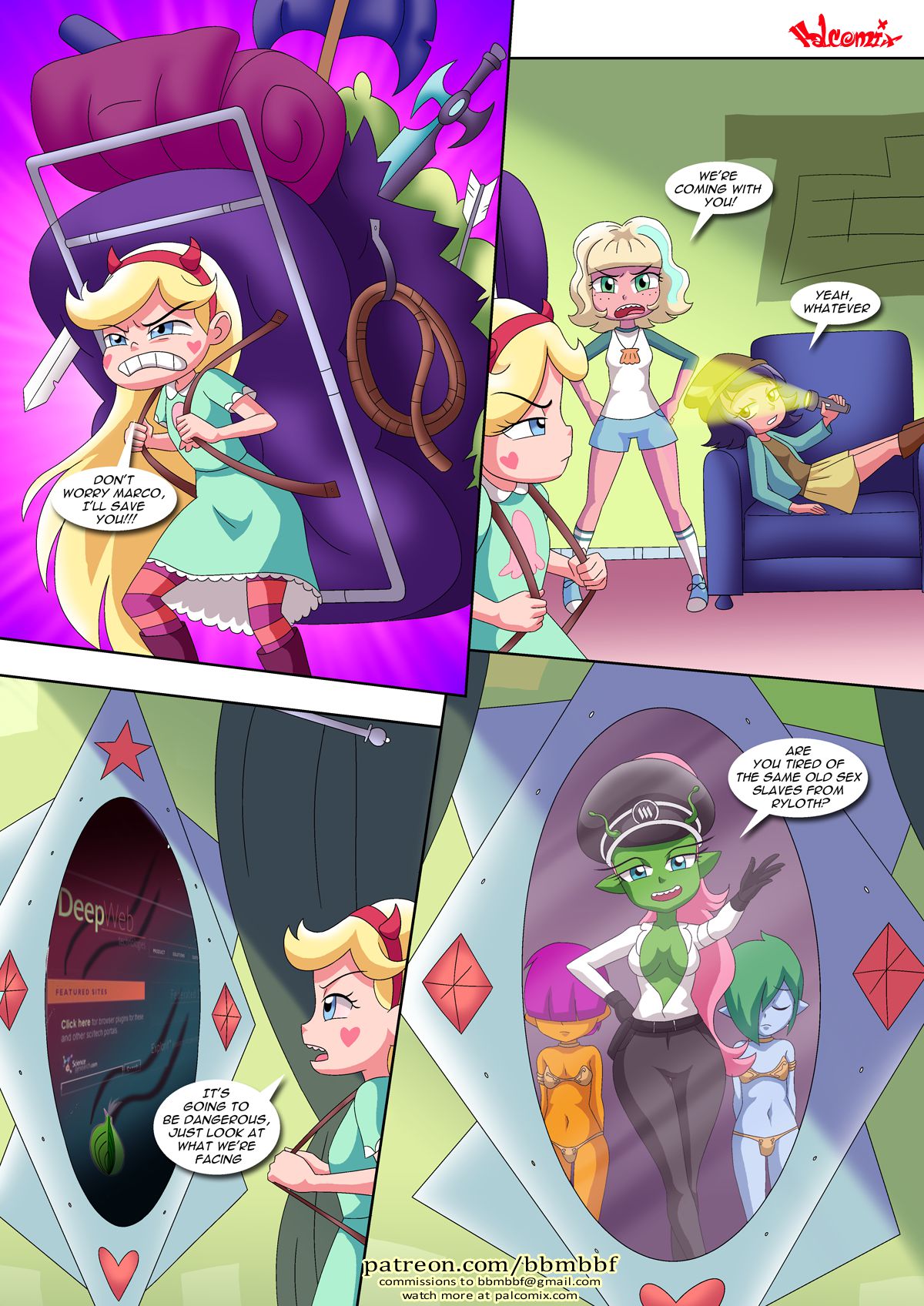 Saving Princess Marco (Star vs. the Forces of Evil, Winx Club) [Palcomix] - Chapter 1 — Page 9