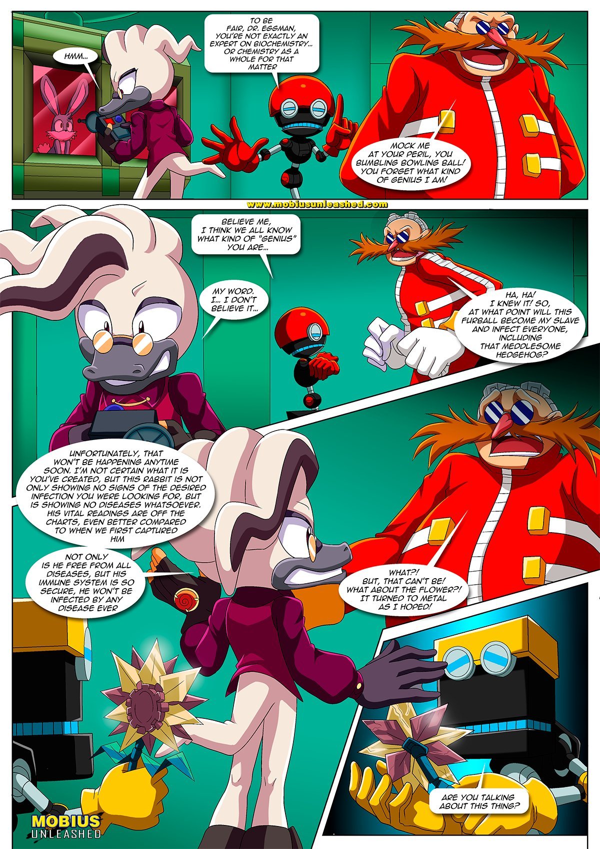 The Mayhem of the Kinky Virus (Sonic the Hedgehog) [Palcomix] - Chapter 1 — Page 6
