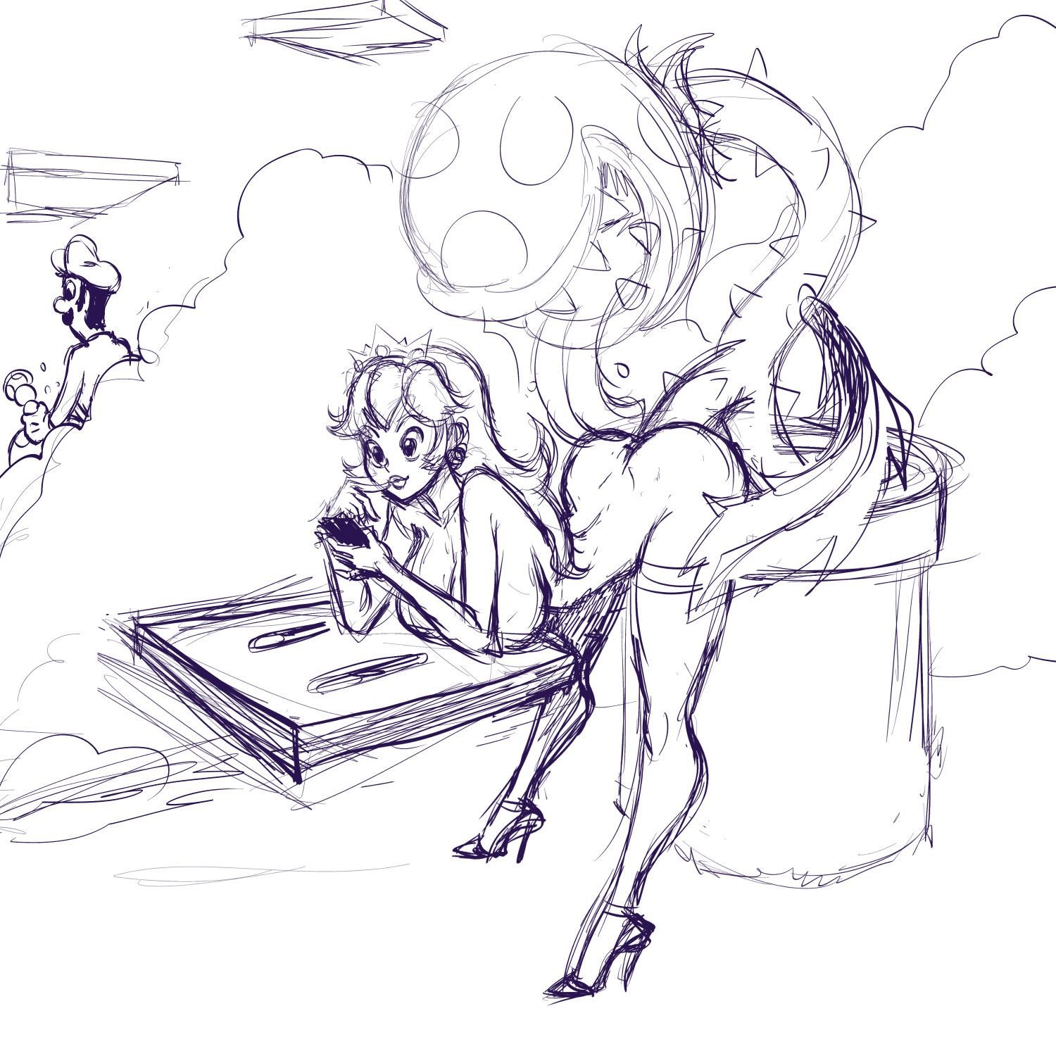 Peach Pregnancy Project (Mario) [SuperSatanSon] - Chapter 1 — Page 18