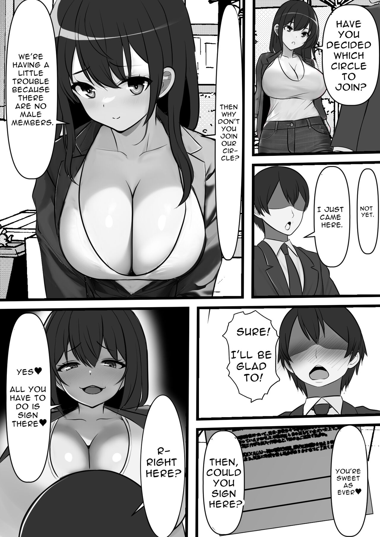 Reverse Chastity City ~The Leader of a Fuckclub That Tricked Me Into Joining Seems to Be a Virgin [Furitendou] - Chapter 1 — Page 12