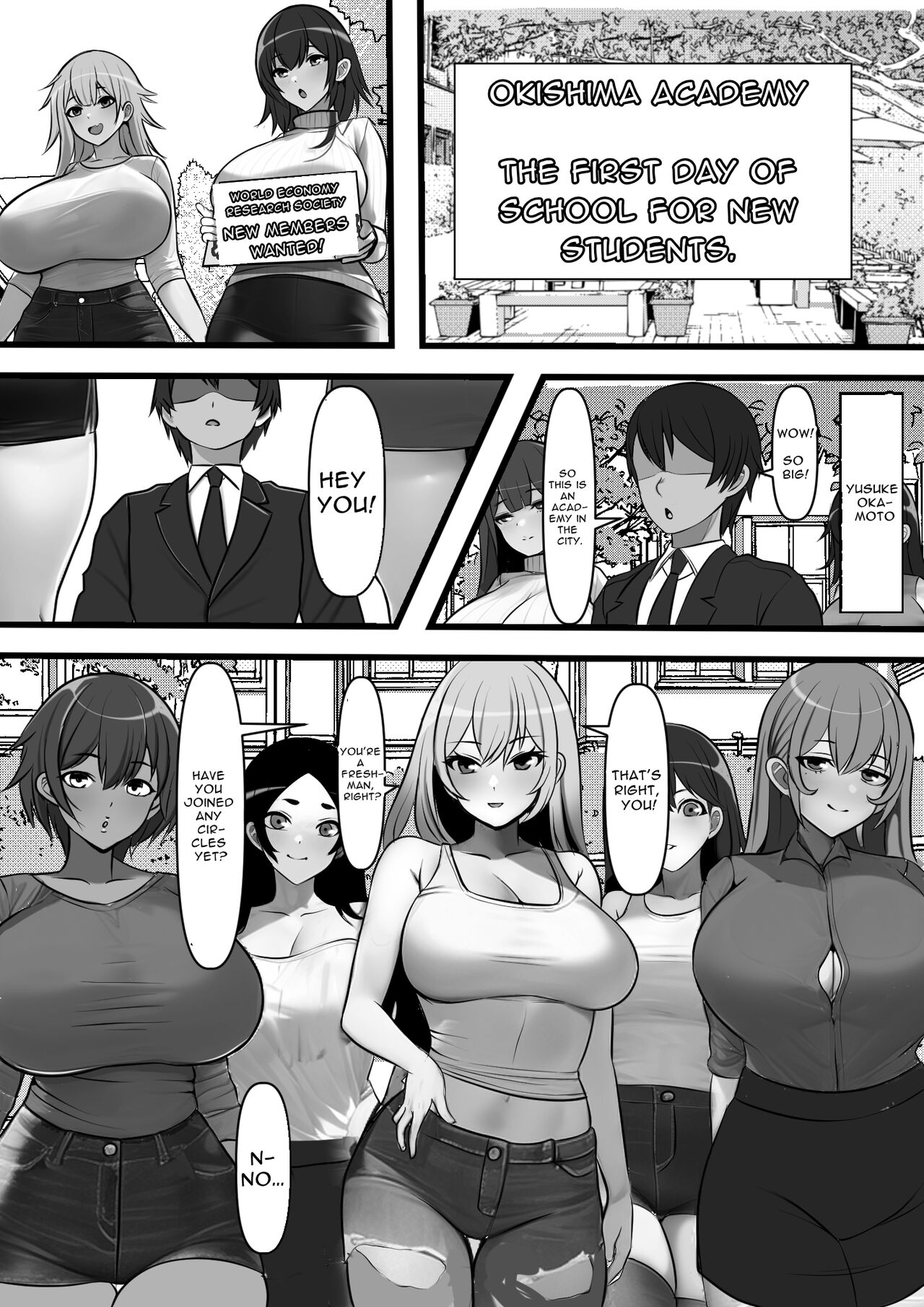 Reverse Chastity City ~The Leader of a Fuckclub That Tricked Me Into Joining Seems to Be a Virgin [Furitendou] - Chapter 1 — Page 8