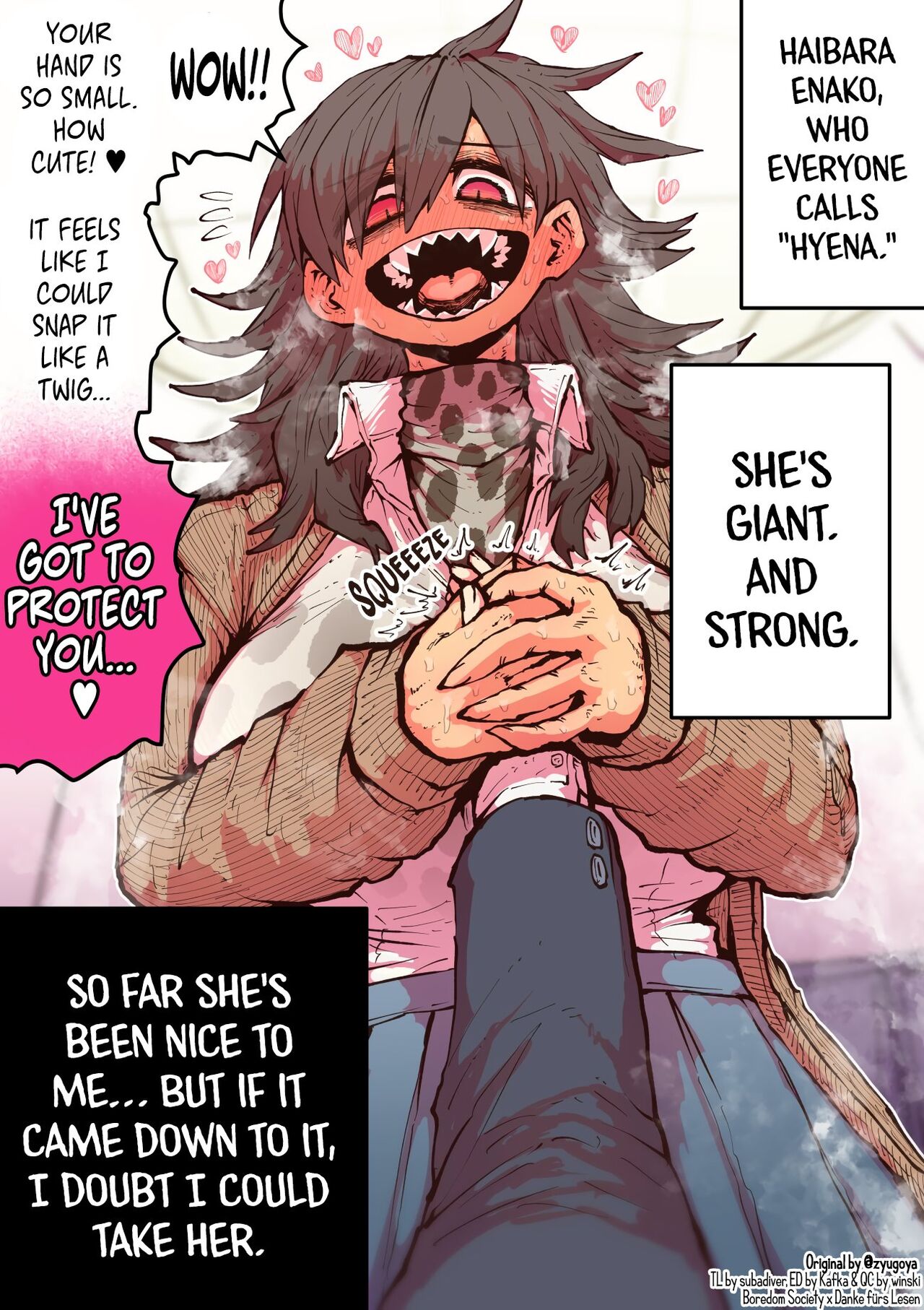 Being Targeted by Hyena-chan [Zyugoya] - Chapter 1 — Page 4