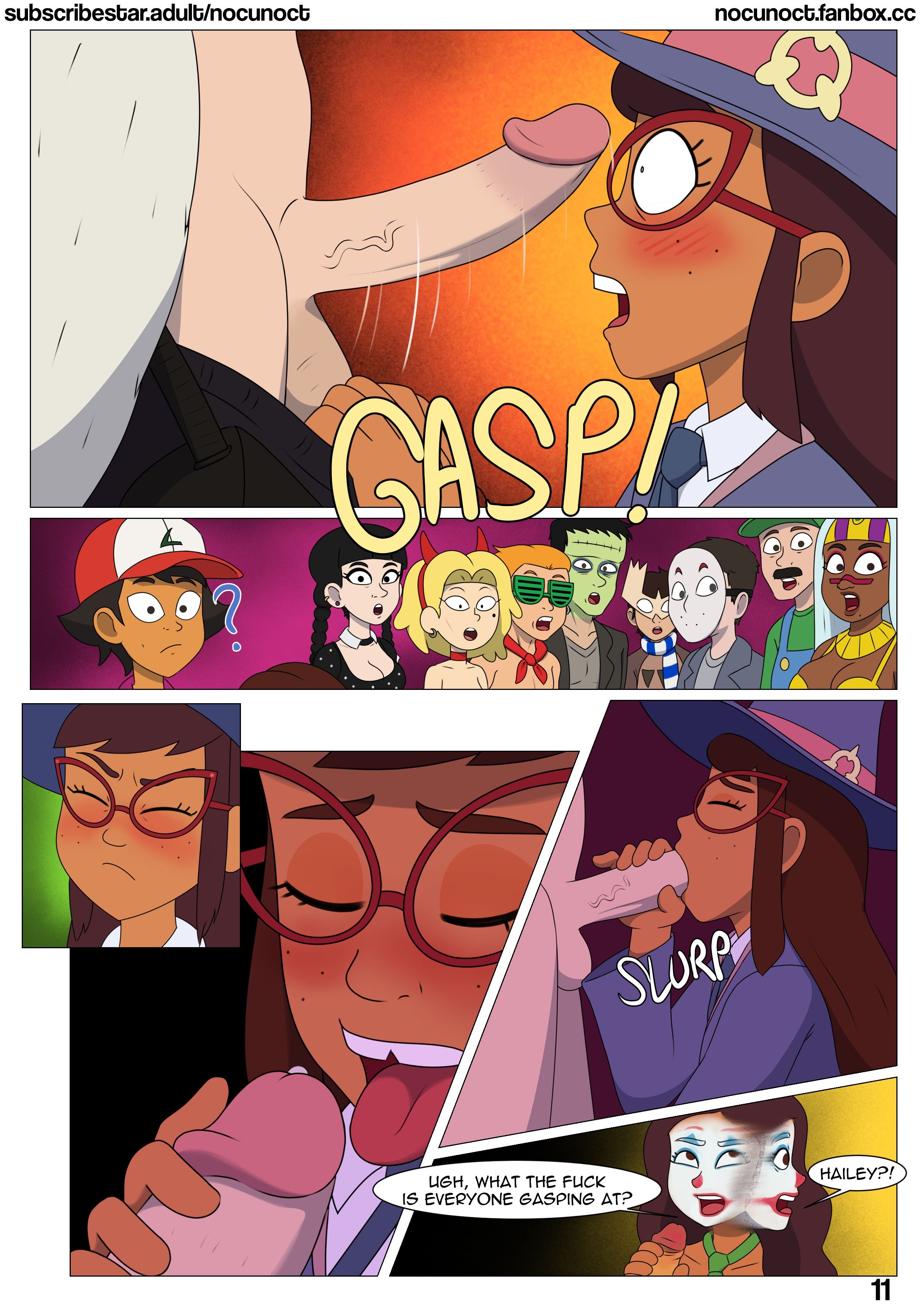 Hailey’s cumtastic halloween Fiestavaganza (Hailey’s On It!) [Nocunoct] - Chapter 1 — Page 13