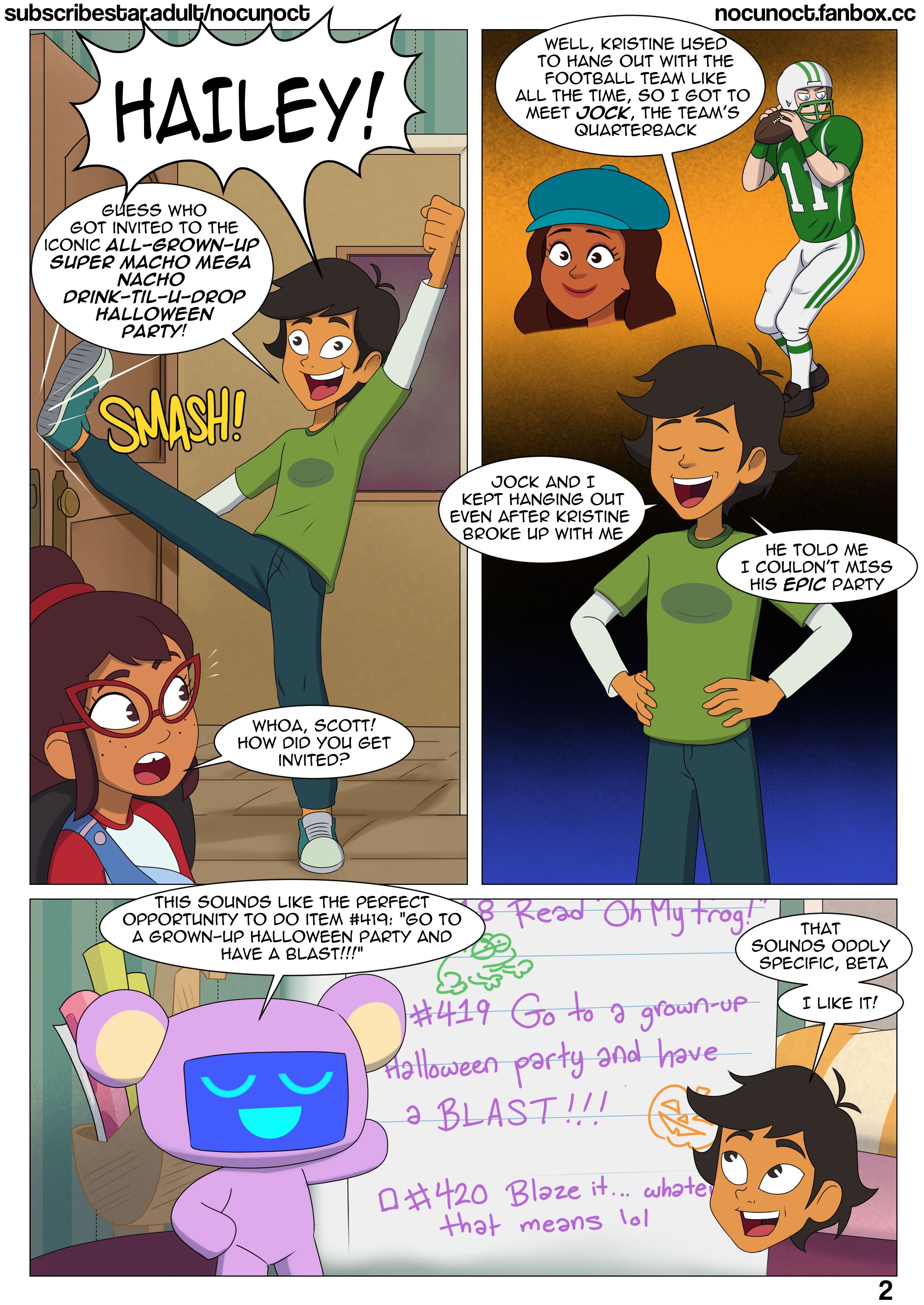 Hailey’s cumtastic halloween Fiestavaganza (Hailey’s On It!) [Nocunoct] - Chapter 1 — Page 4