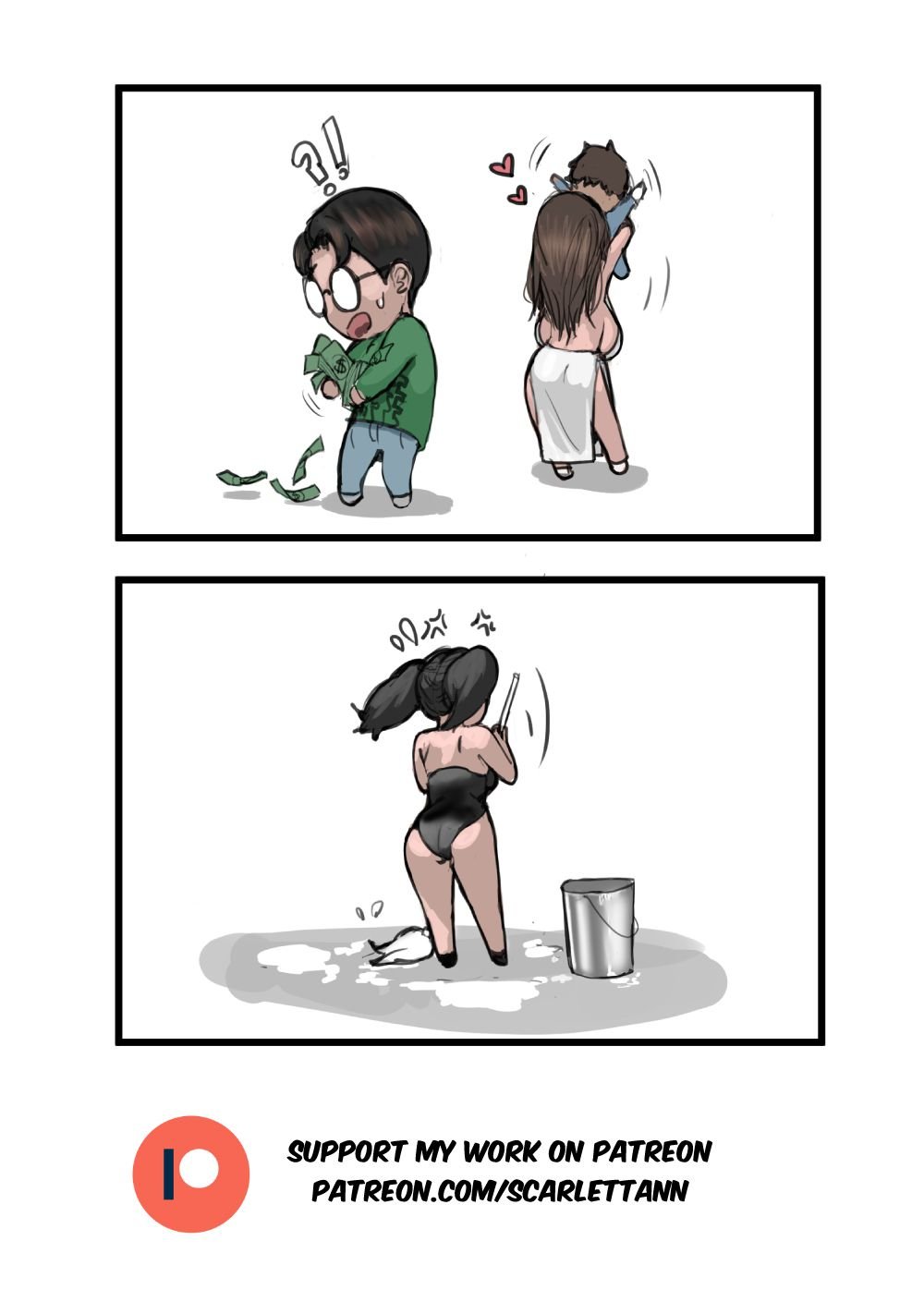 My Busty Wife Is A Female Escort [Scarlett Ann] - Chapter 1 — Page 21