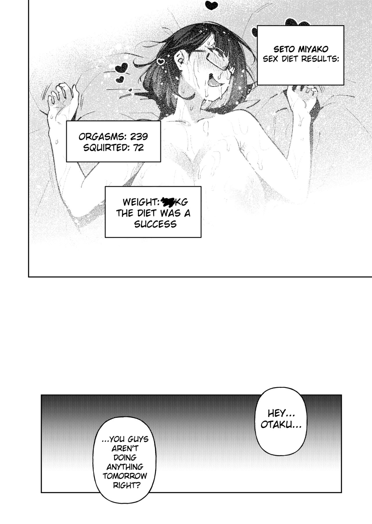 Chubby JK tries a SEX Diet? (Seto Miyako) [KANZUME] - Chapter 1 — Page 27