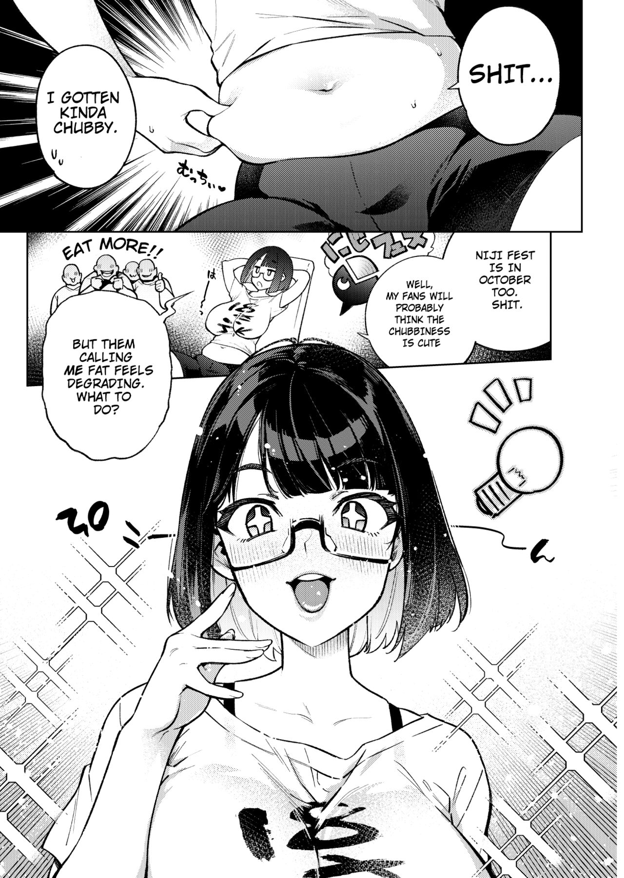 Chubby JK tries a SEX Diet? (Seto Miyako) [KANZUME] - Chapter 1 — Page 4