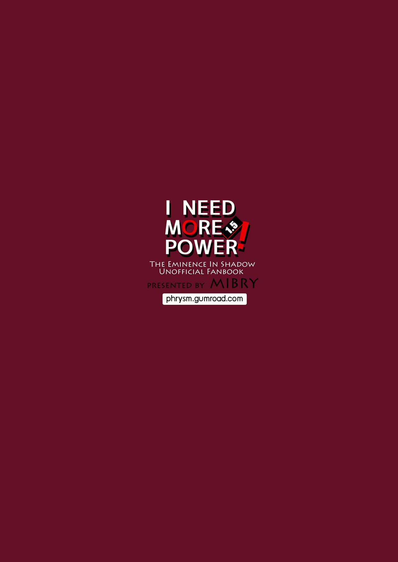 I Need More Power (The Eminence in Shadow) [MIBRY] - Chapter 1.5 — Page 22