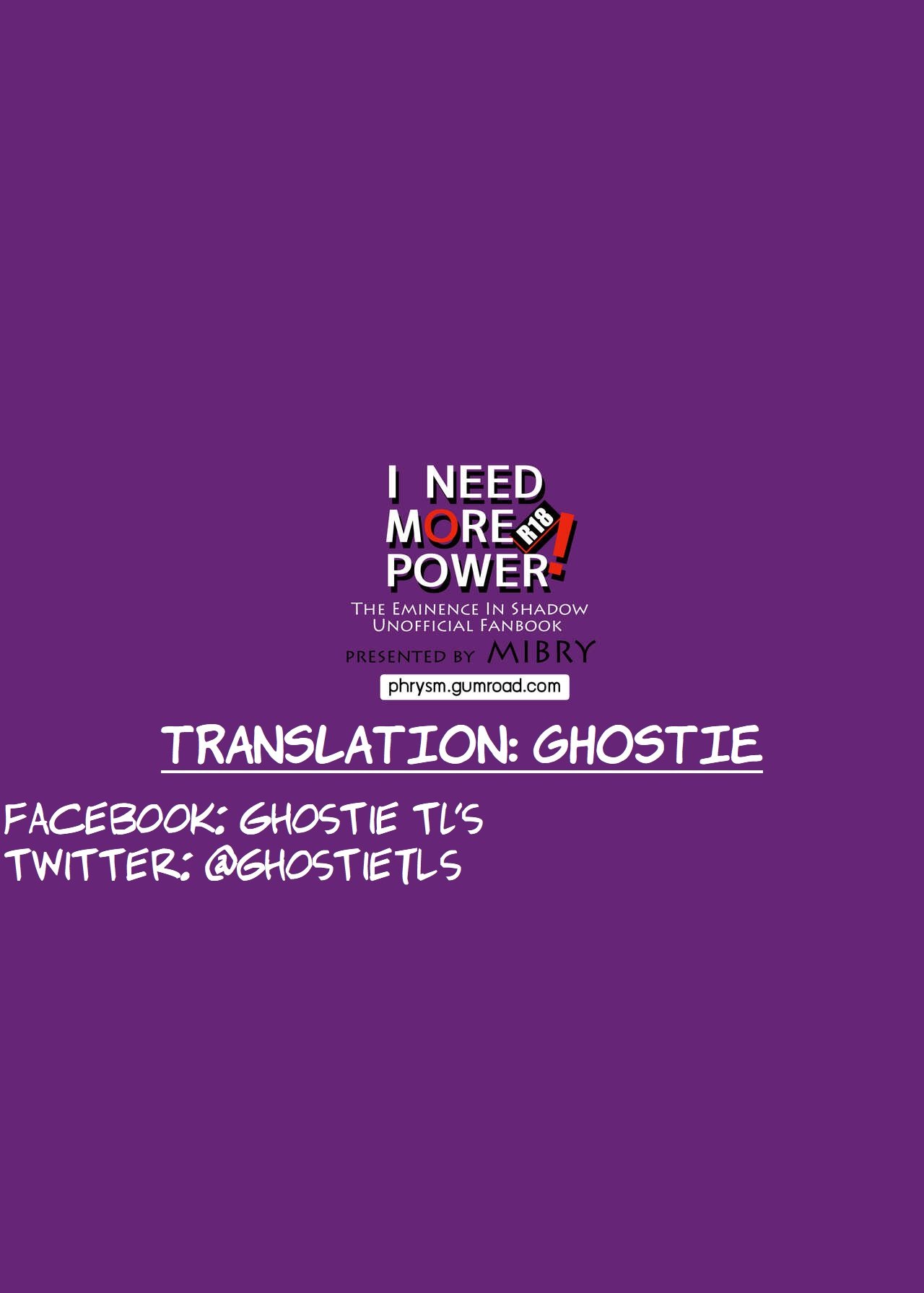 I Need More Power (The Eminence in Shadow) [MIBRY] - Chapter 1 — Page 30