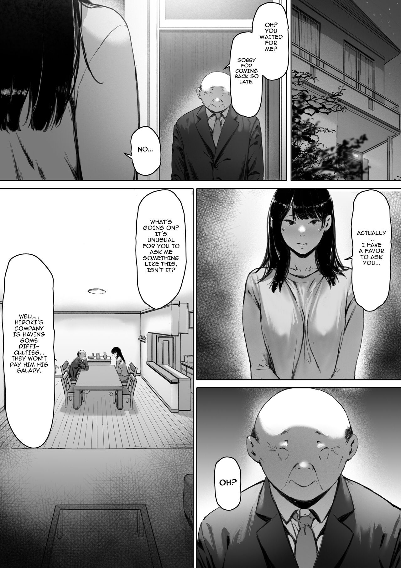 Now Living with my father-in-law, I was supposed to have a happy newlywed life [Morita Shiki] - Chapter 1 — Page 91