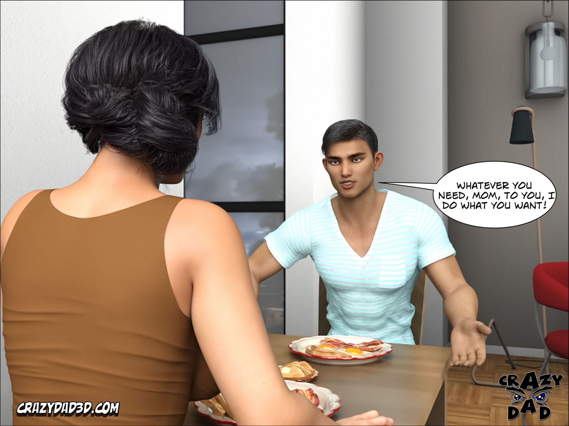 Mother Desire Forbidden [CrazyDad3D] - Chapter 2 — Page 6