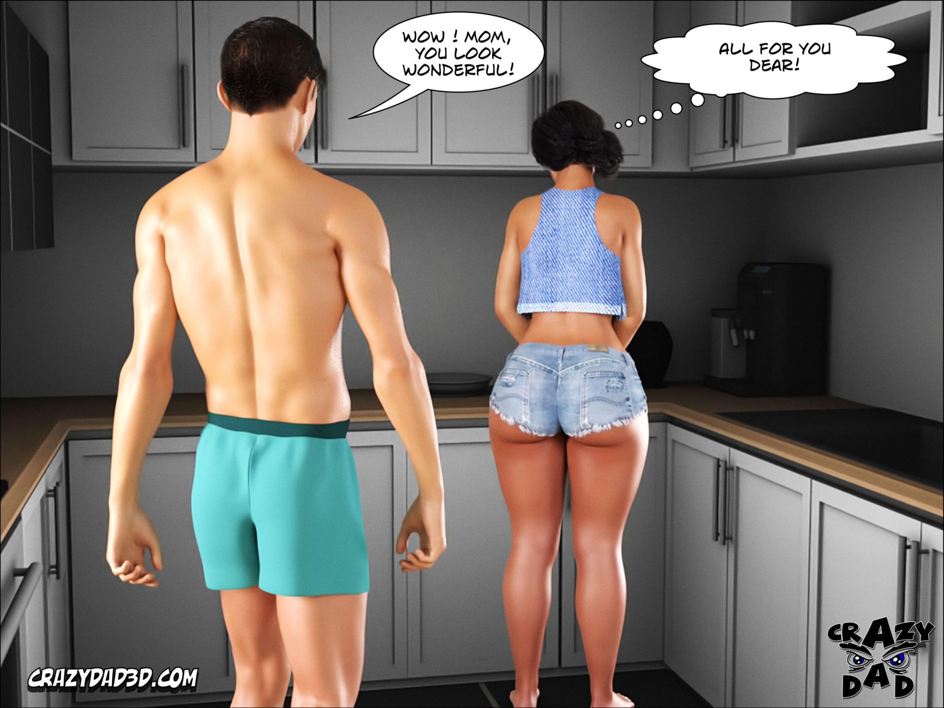 Mother Desire Forbidden [CrazyDad3D] - Chapter 6 — Page 27