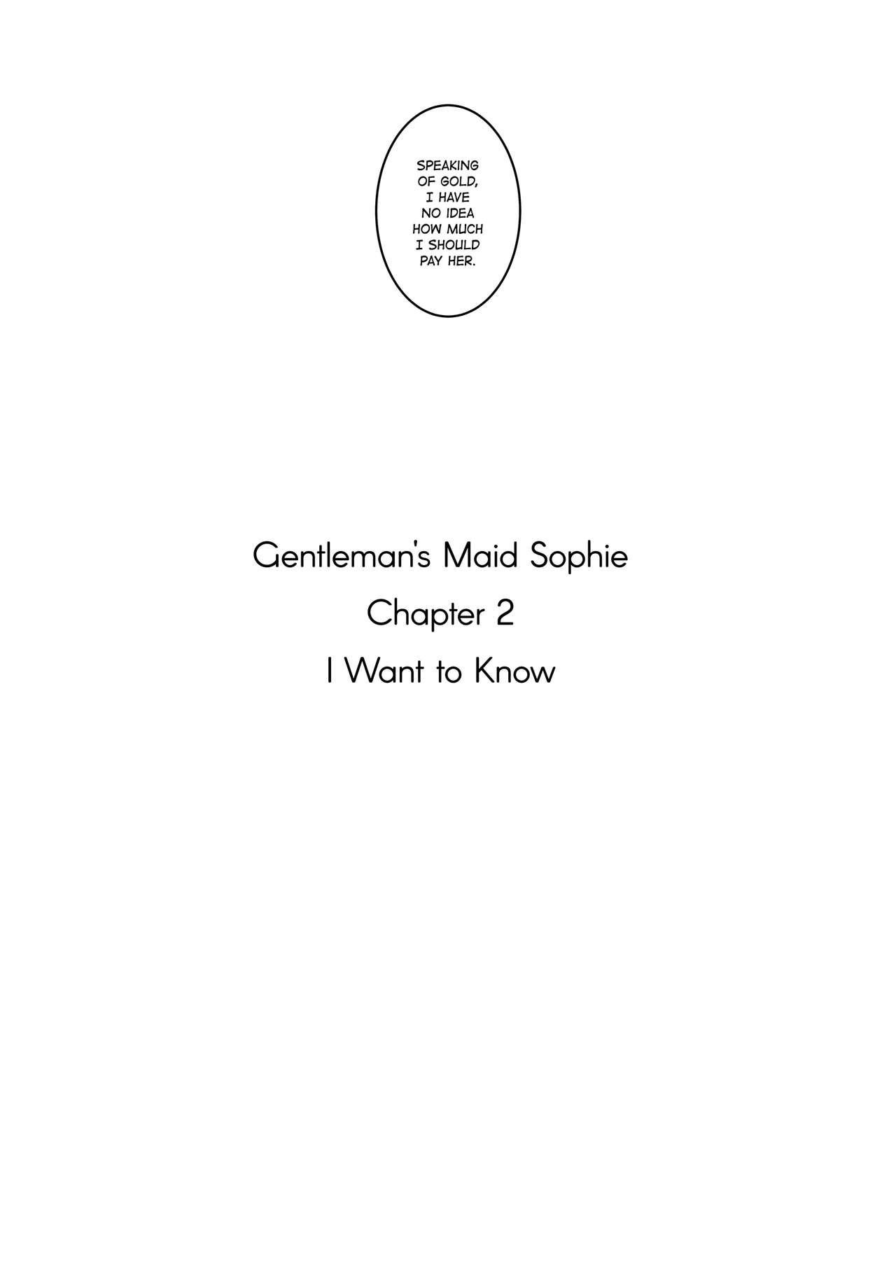 Gentleman’s Maid Sophie [Tsumetoro] - Chapter 2 — Page 52