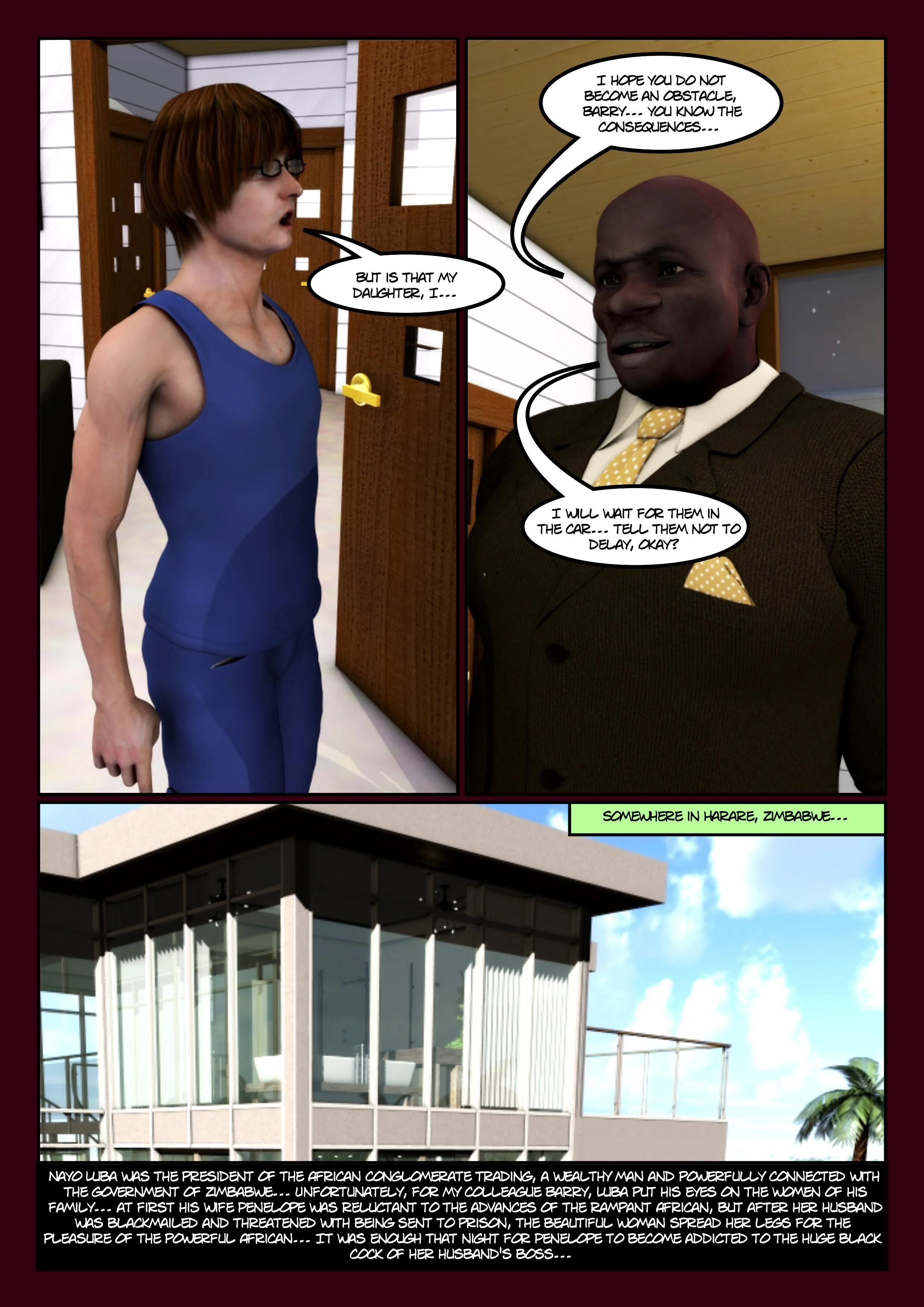 Cuckold In Africa [Moiarte3D] - Chapter 5 — Page 4
