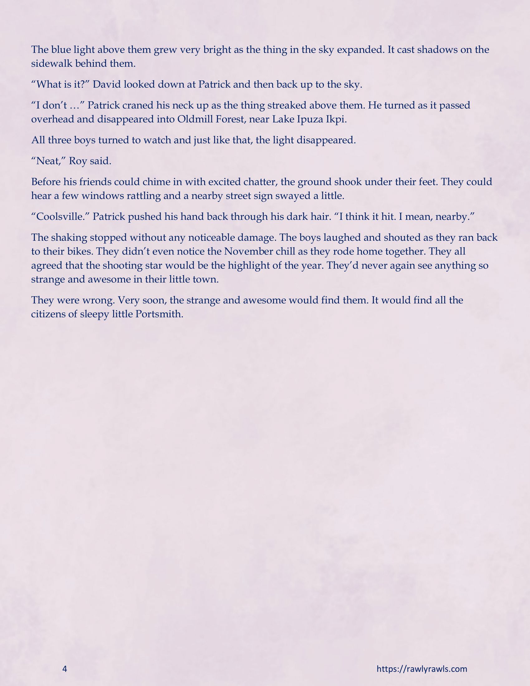 There’s Something in the Water [Redoxa , RawlyRawls] - Chapter 1 — Page 4