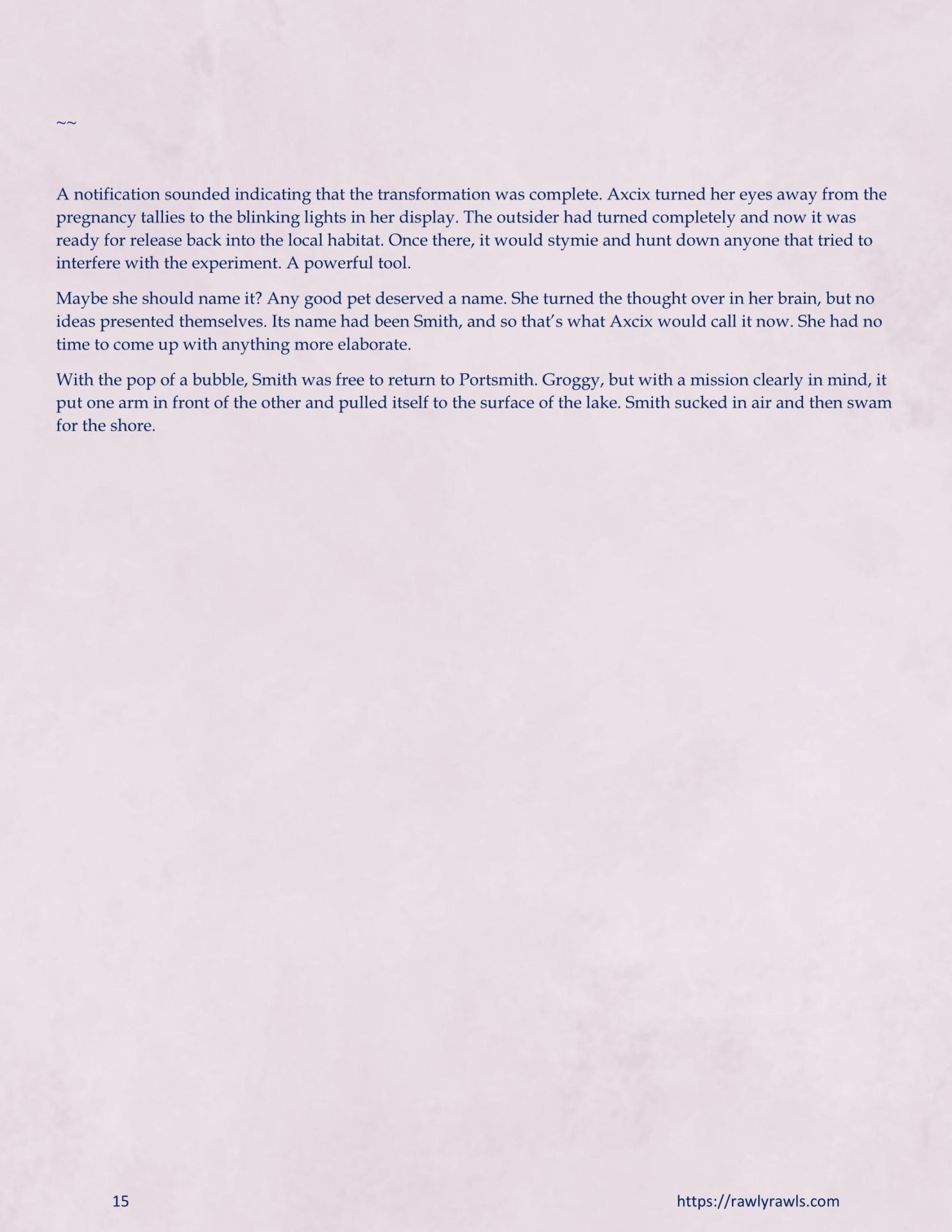 There’s Something in the Water [Redoxa , RawlyRawls] - Chapter 10.1 — Page 15