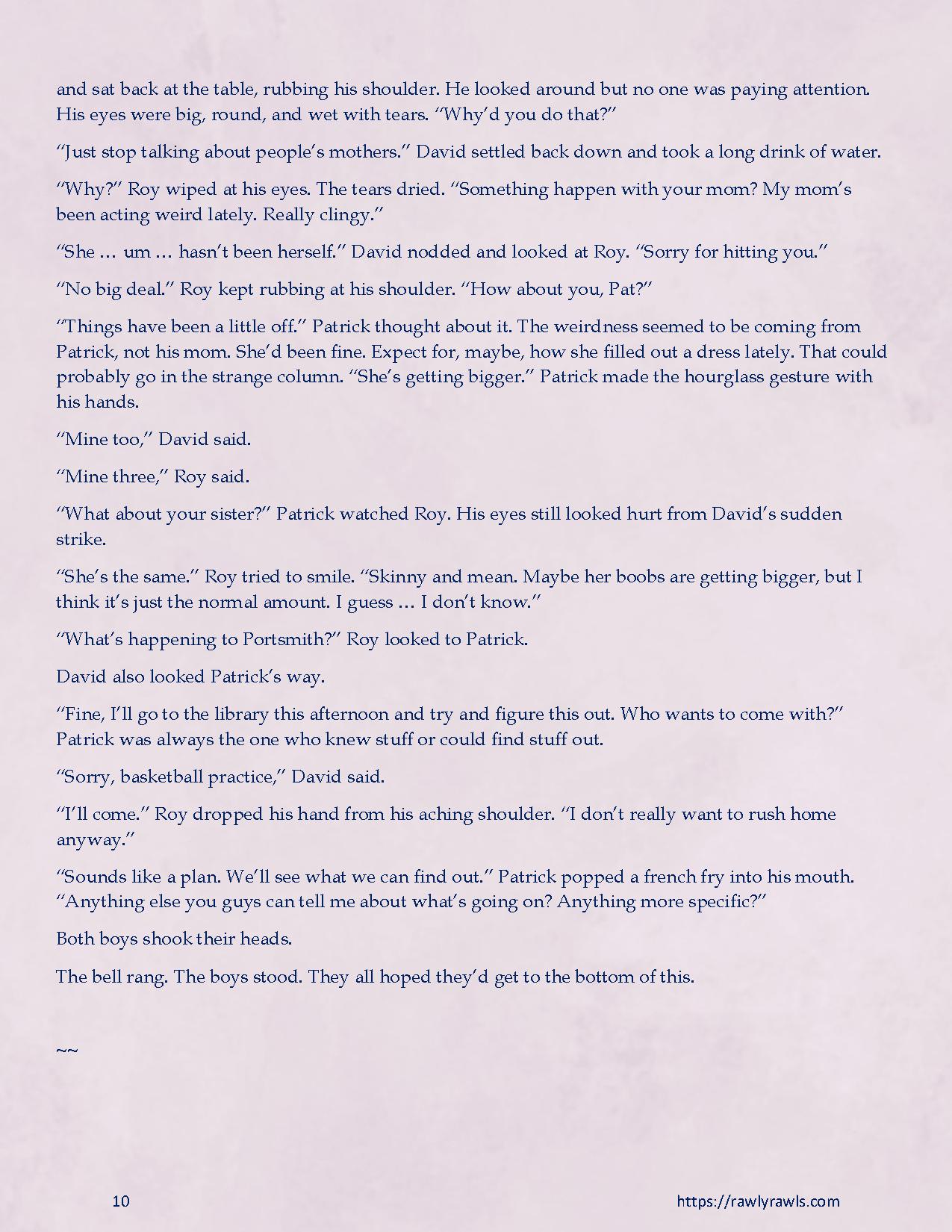 There’s Something in the Water [Redoxa , RawlyRawls] - Chapter 2 — Page 10