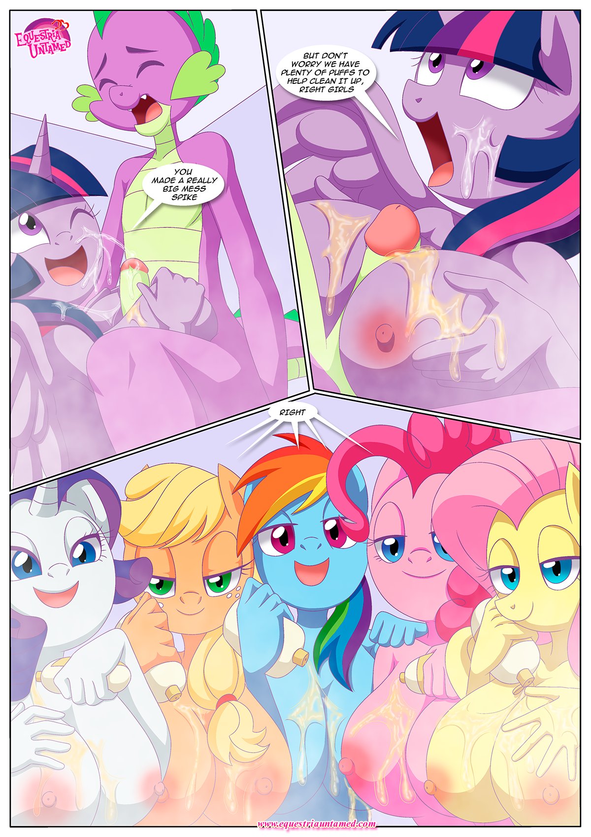 Spike’s Harem (My Little Pony – Friendship Is Magic) [PalComix] - Chapter 7 — Page 44