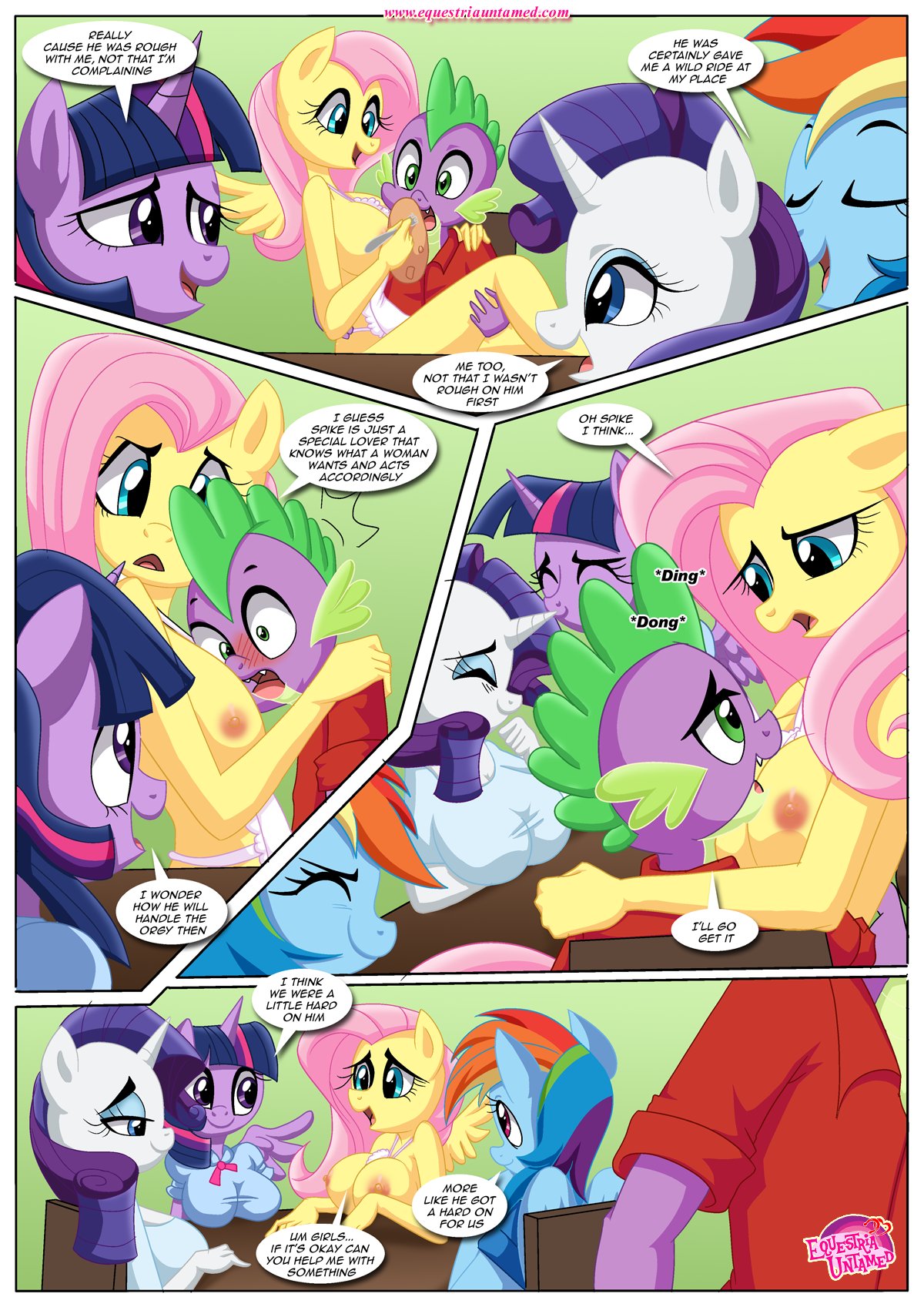 Spike’s Harem (My Little Pony – Friendship Is Magic) [PalComix] - Chapter 6 — Page 12