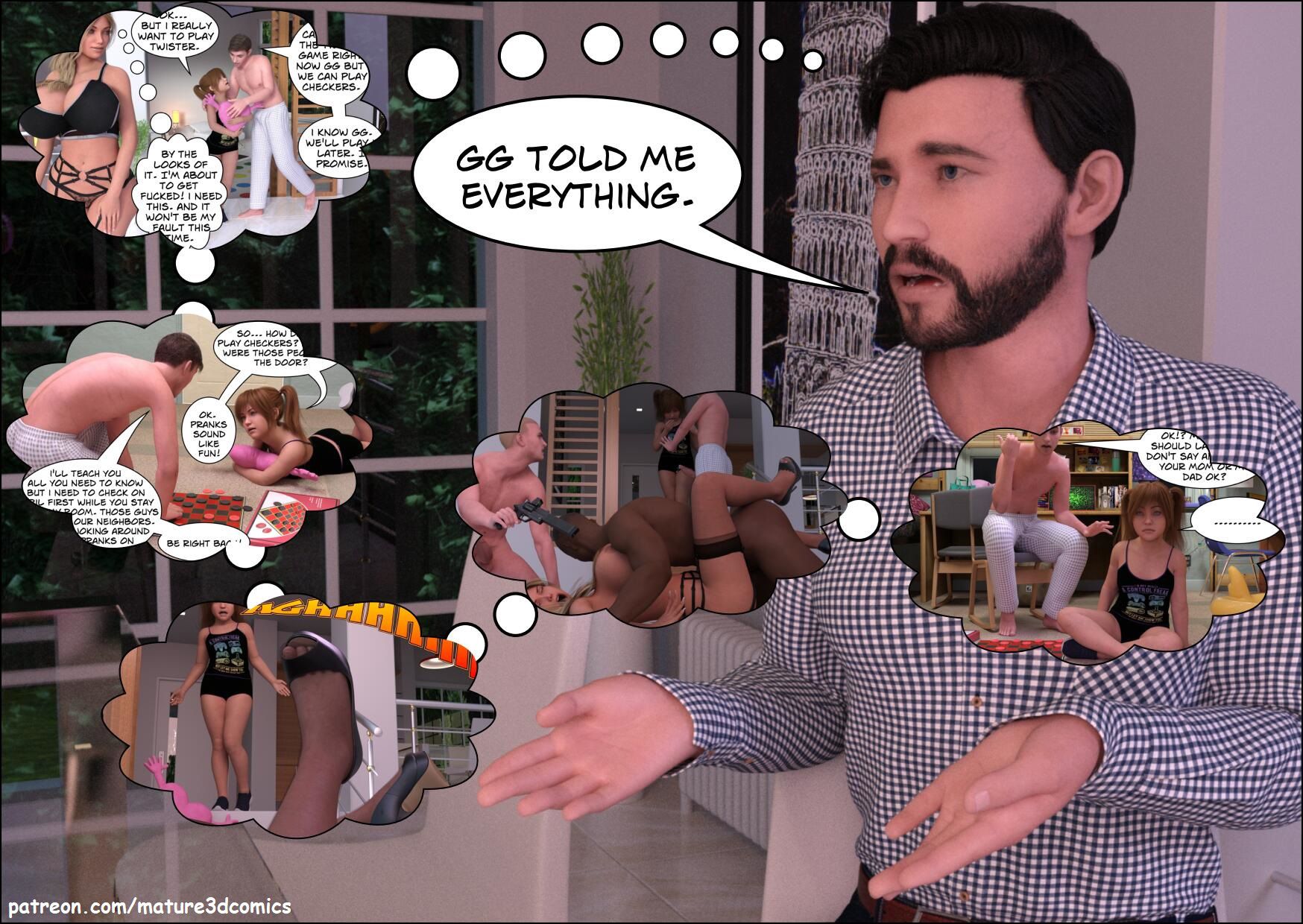 Sexy Game Of Twister [Mature3DComics] - Chapter 9 — Page 4