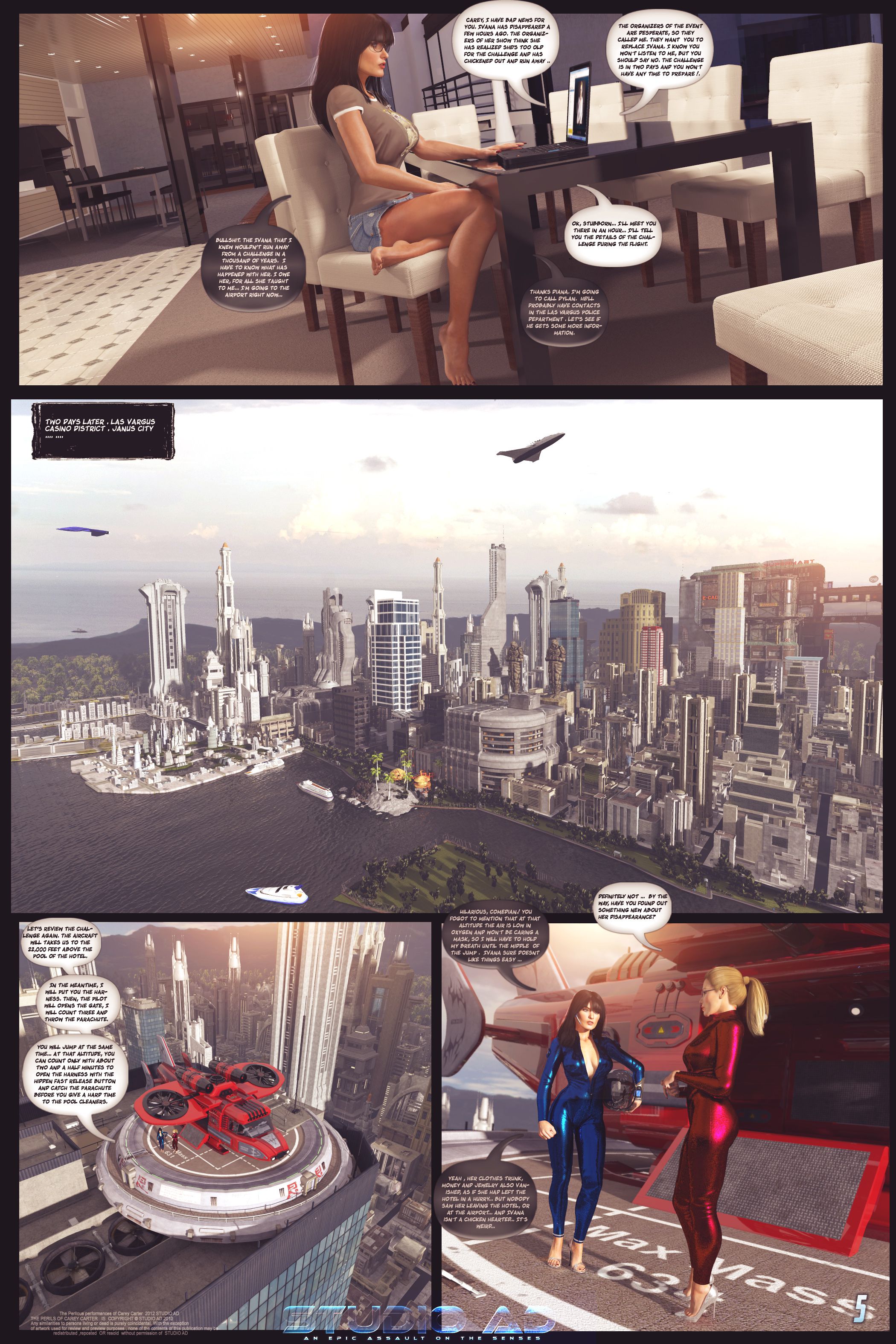 Carey – The Queen Of Escapes [Studio AD] - Chapter 38 — Page 5