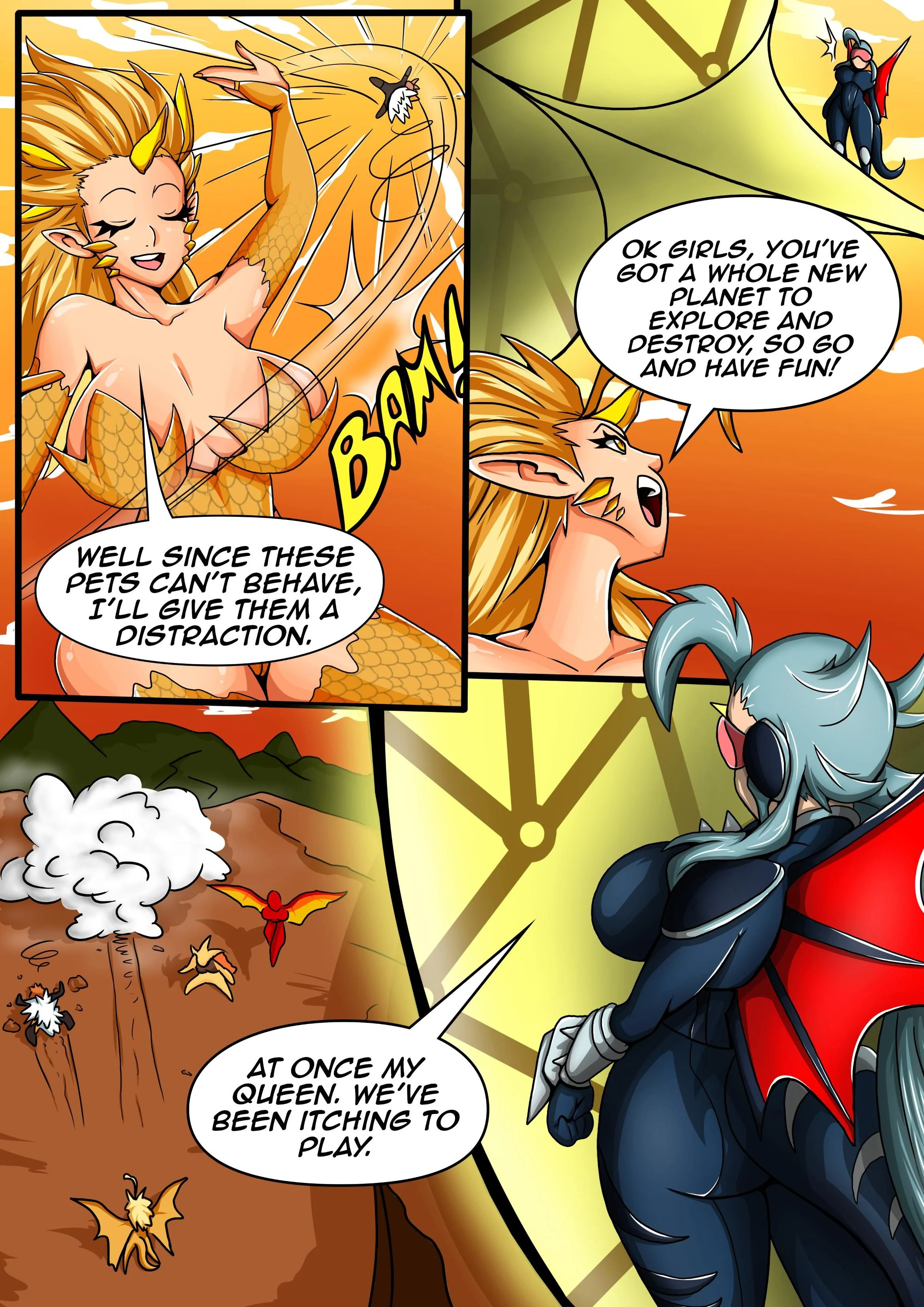 Kaiju Girls [WitchKing00] - Chapter 2 — Page 13