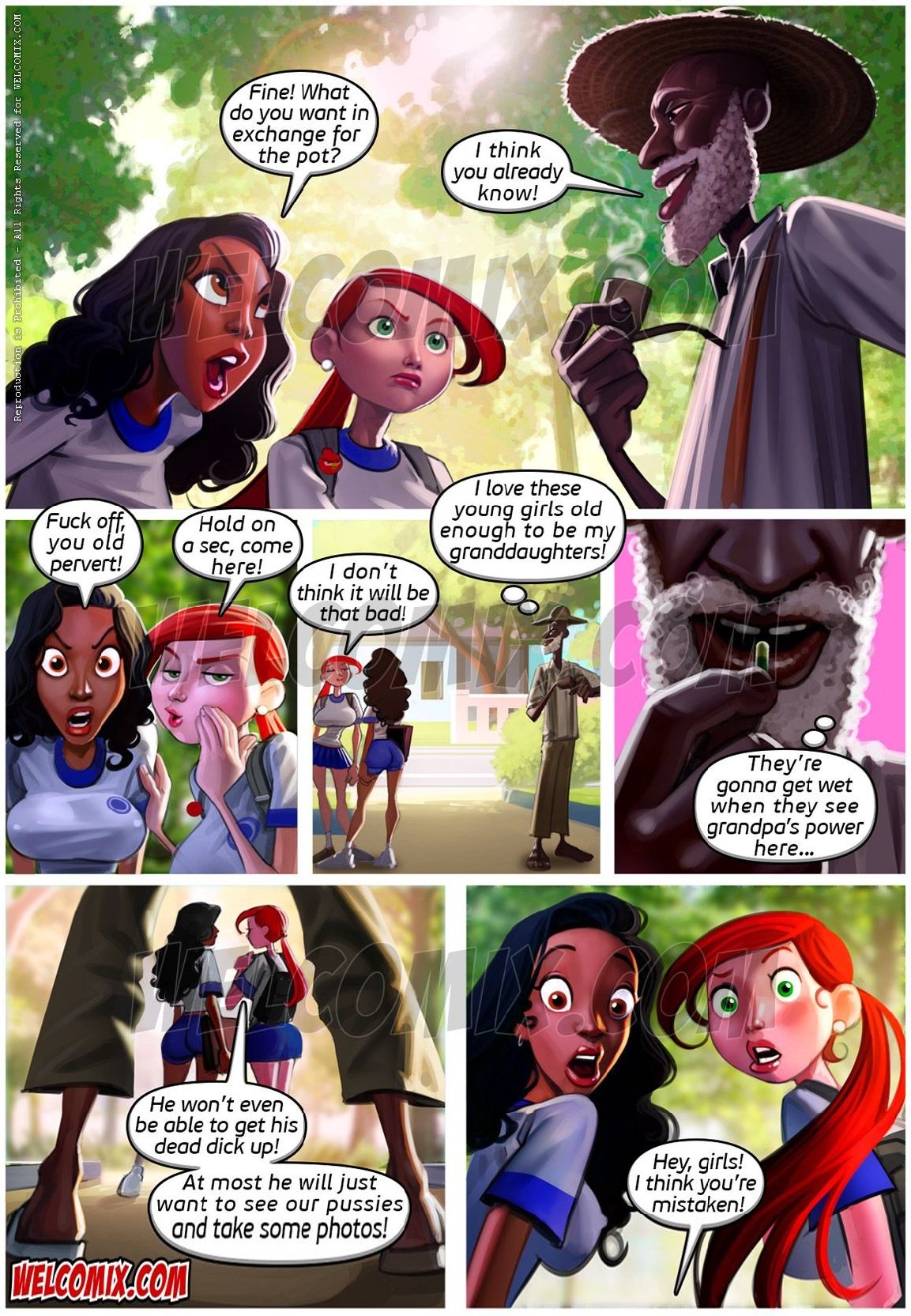 Old Geezers Of The Park [WC | TF] - Chapter 3 — Page 4