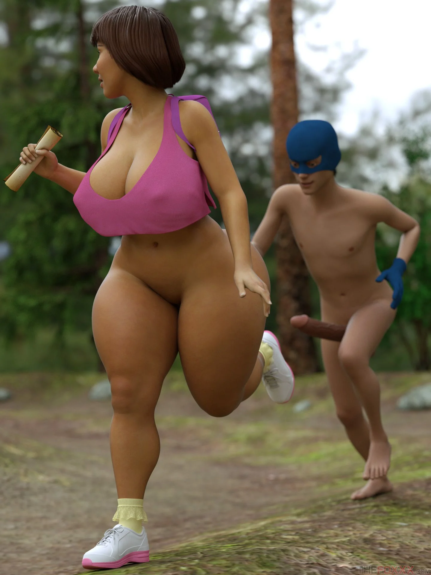 Gloria Cosplay Whora (Dora The Explorer) [The FOXXX] - Chapter 1 — Page 27