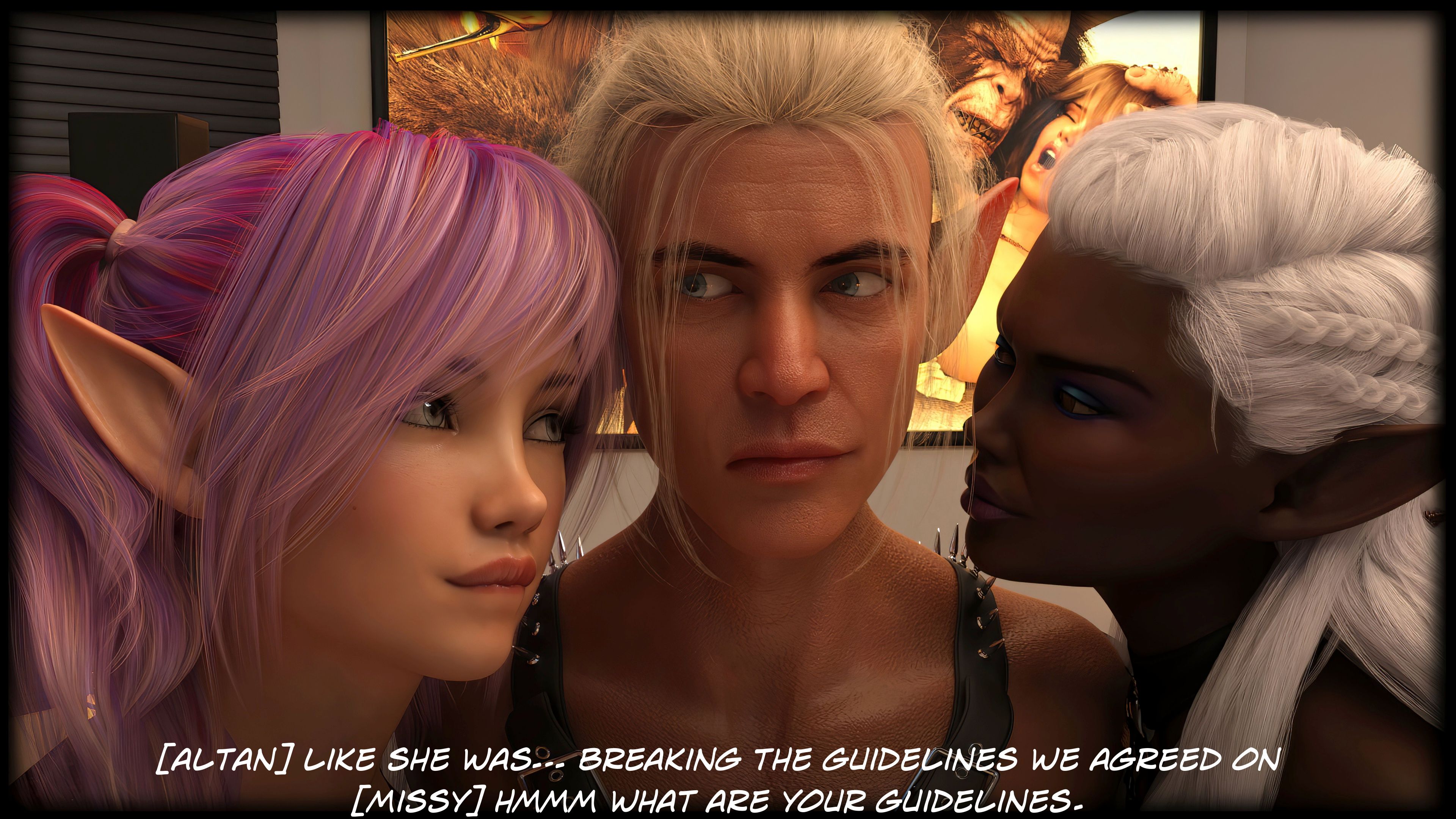 The Temptation Game [Sexy3DComics | Gonzo] - Chapter 2.2 — Page 101