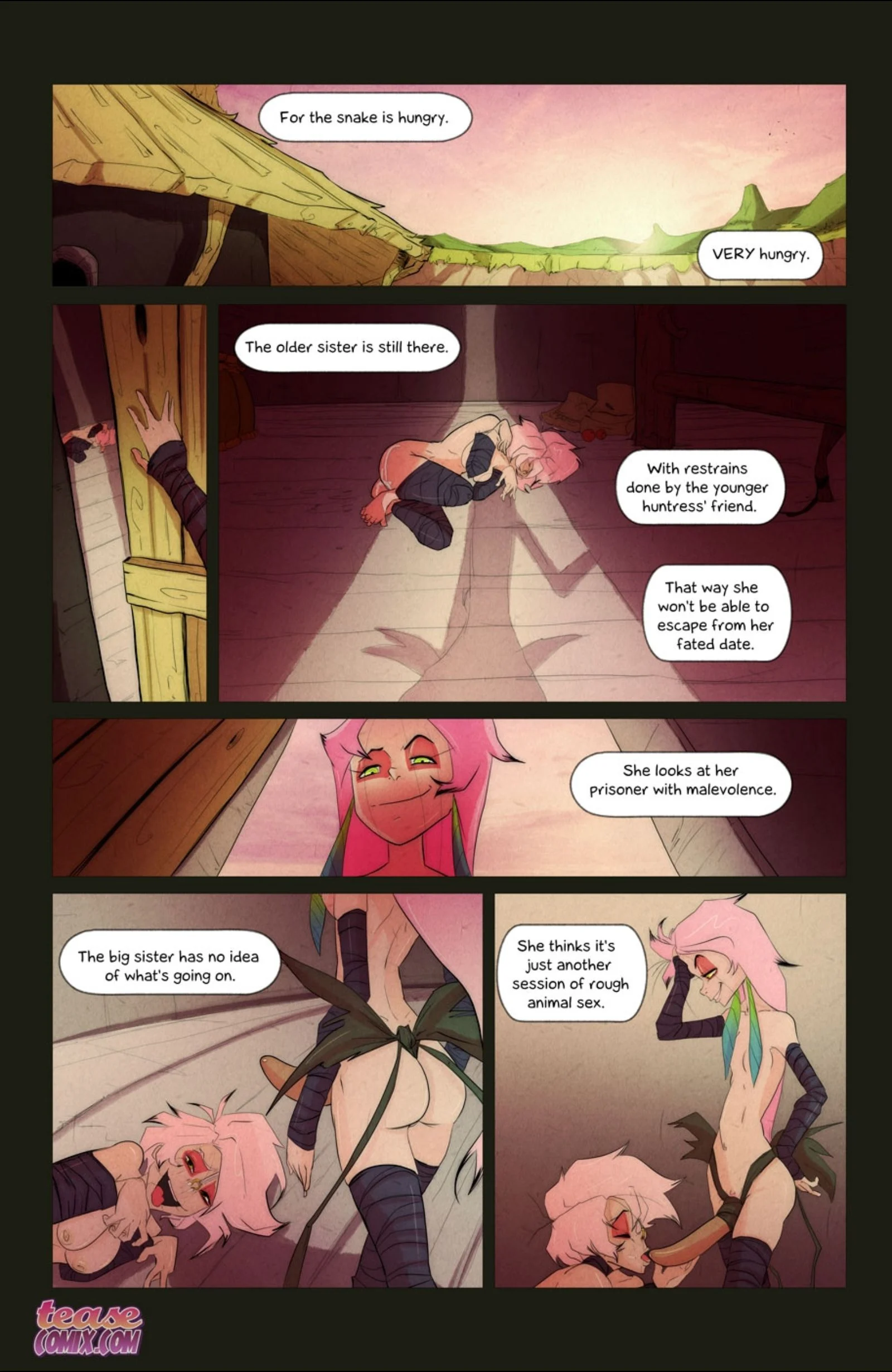 Of The Snake And The Girl [Tease Comix] - Chapter 4 — Page 22