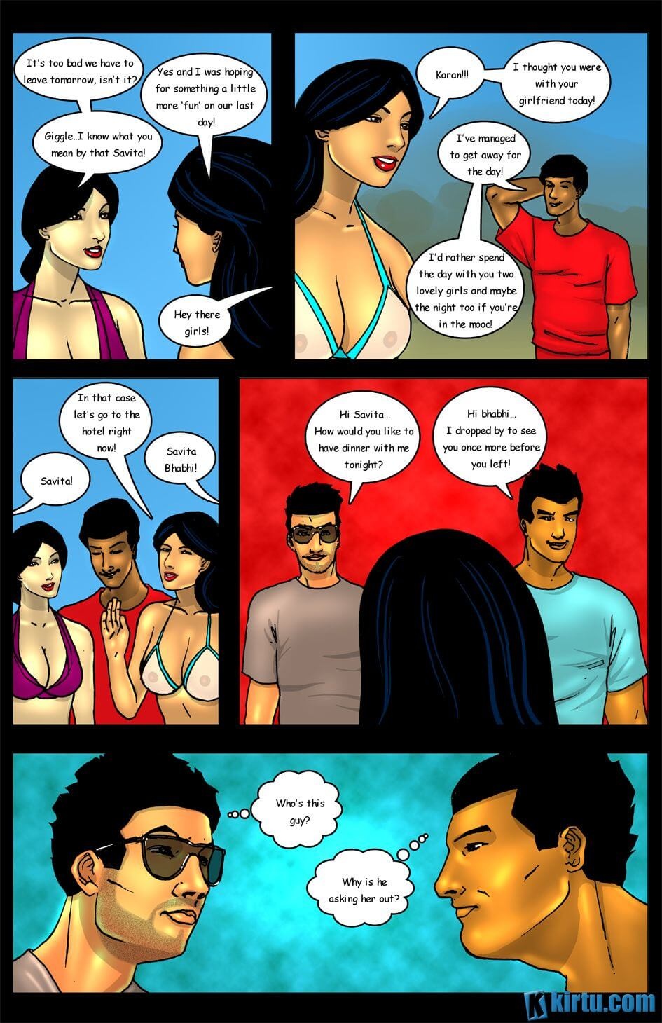 Savita Bhabhi In Goa [Kirtu] - Chapter 4 — Page 4
