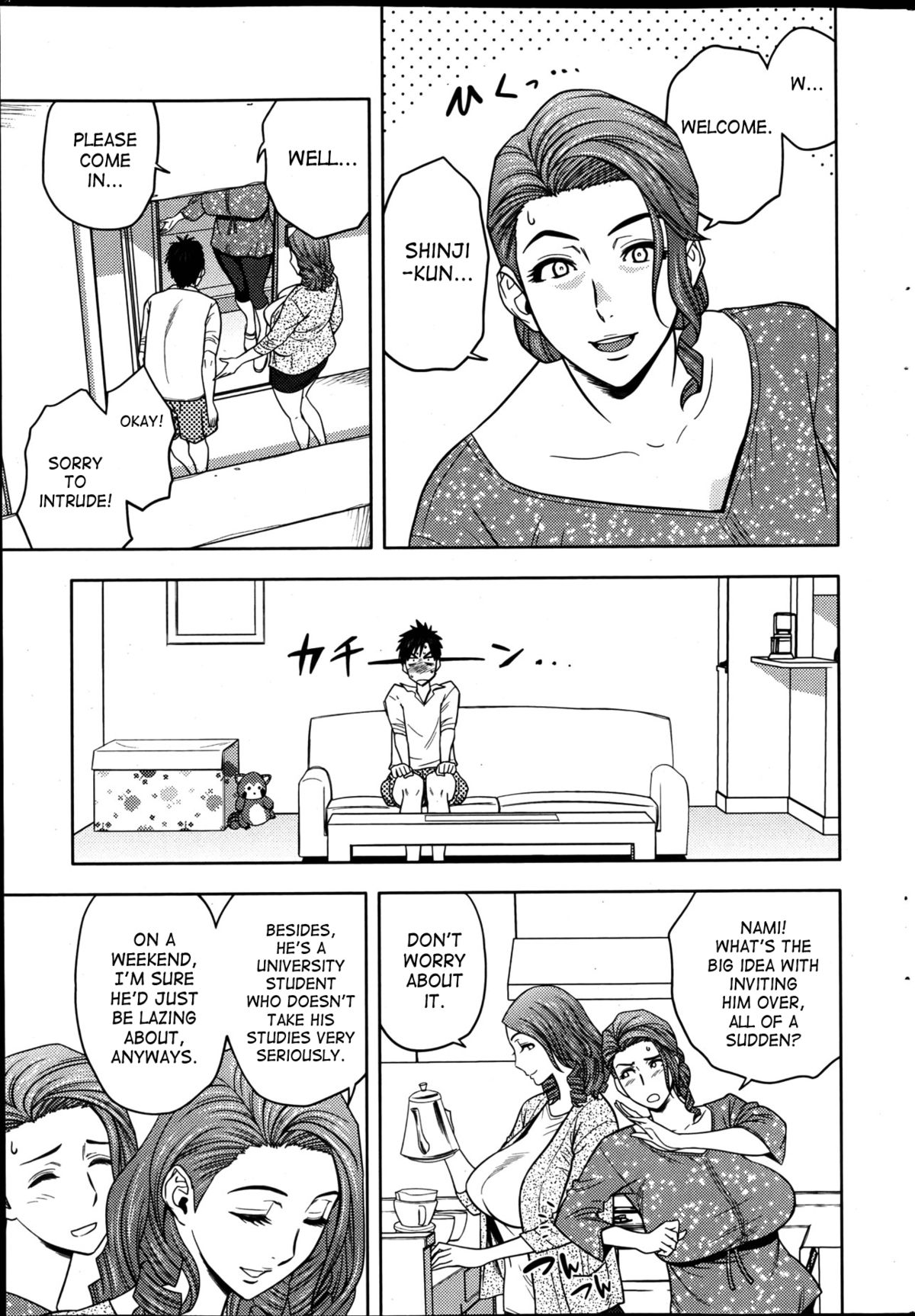 Twin MILF [Tatsunami Youtoku] - Chapter 3 — Page 7