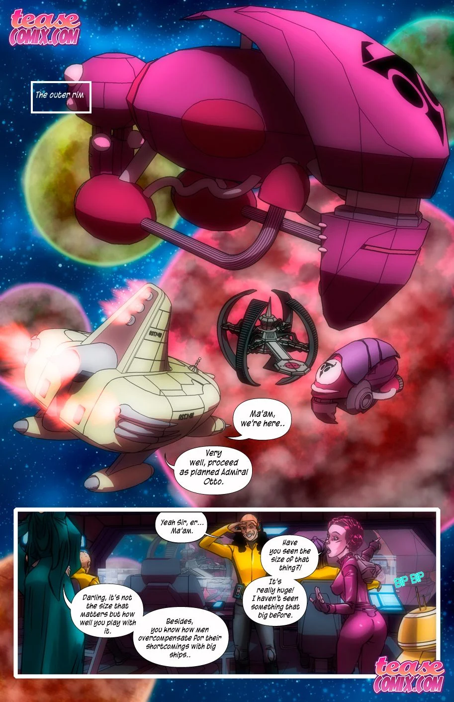 Space Slut (Various) [Tease Comix] - Chapter — Page 4
