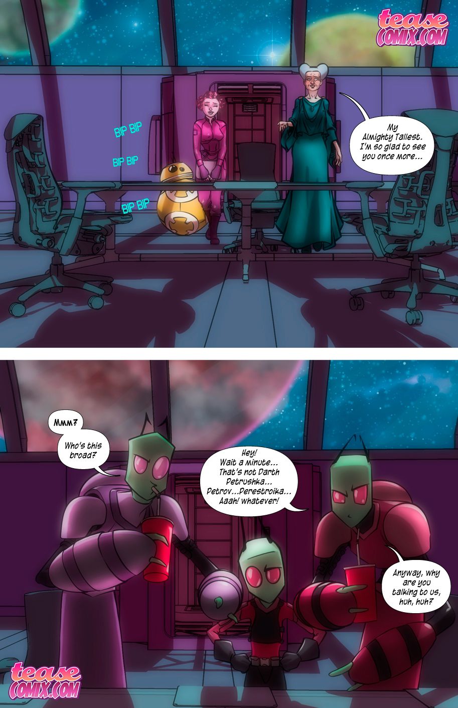Space Slut (Various) [Tease Comix] - Chapter — Page 6