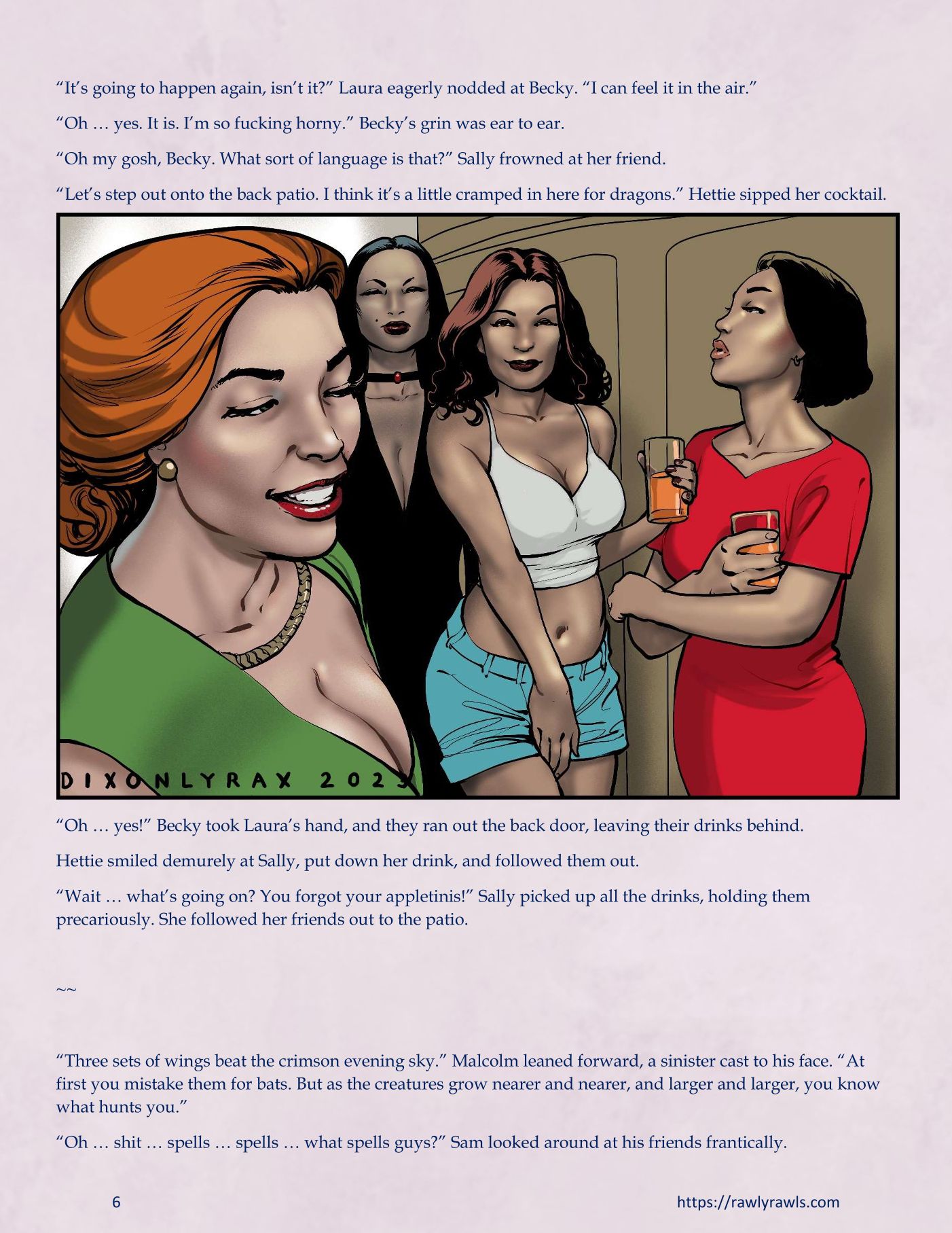 Roll Ten For A Save [DixonLyrax , RawlyRawls] - Chapter 3 — Page 6