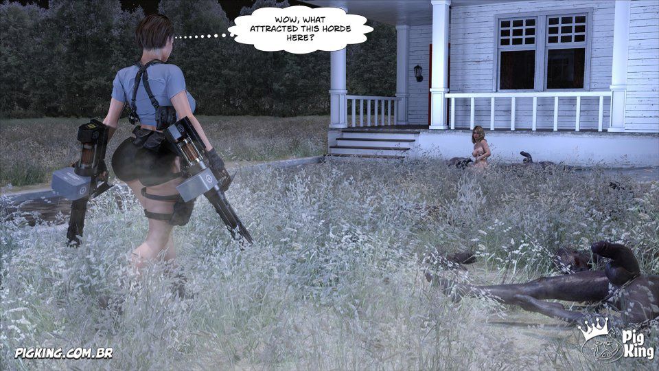 Resident Evil [MegaParodies] - Chapter 2 — Page 32