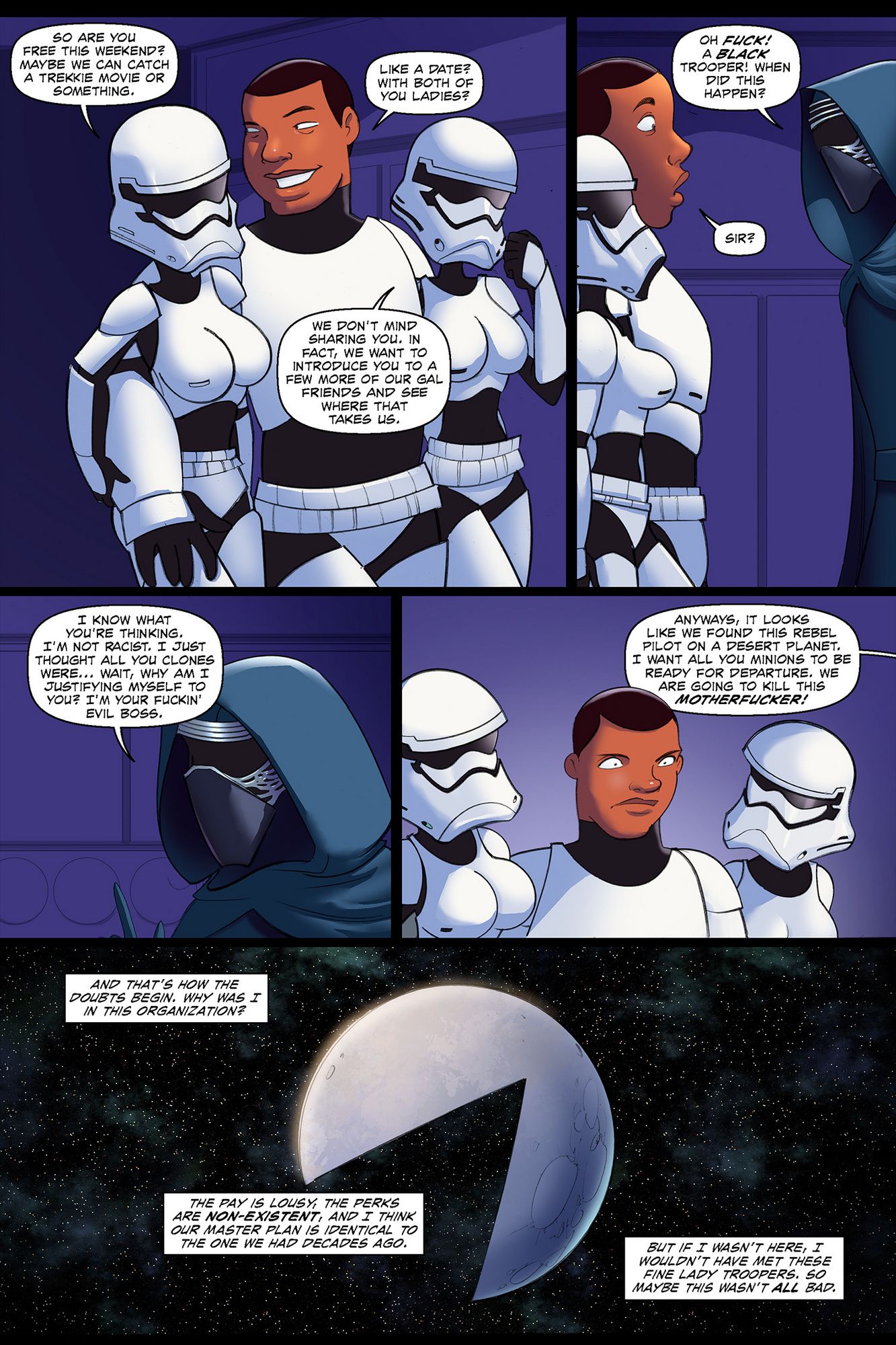 The Cock Awakens (Star Wars) [Dirty Comics] - Chapter 1 — Page 12