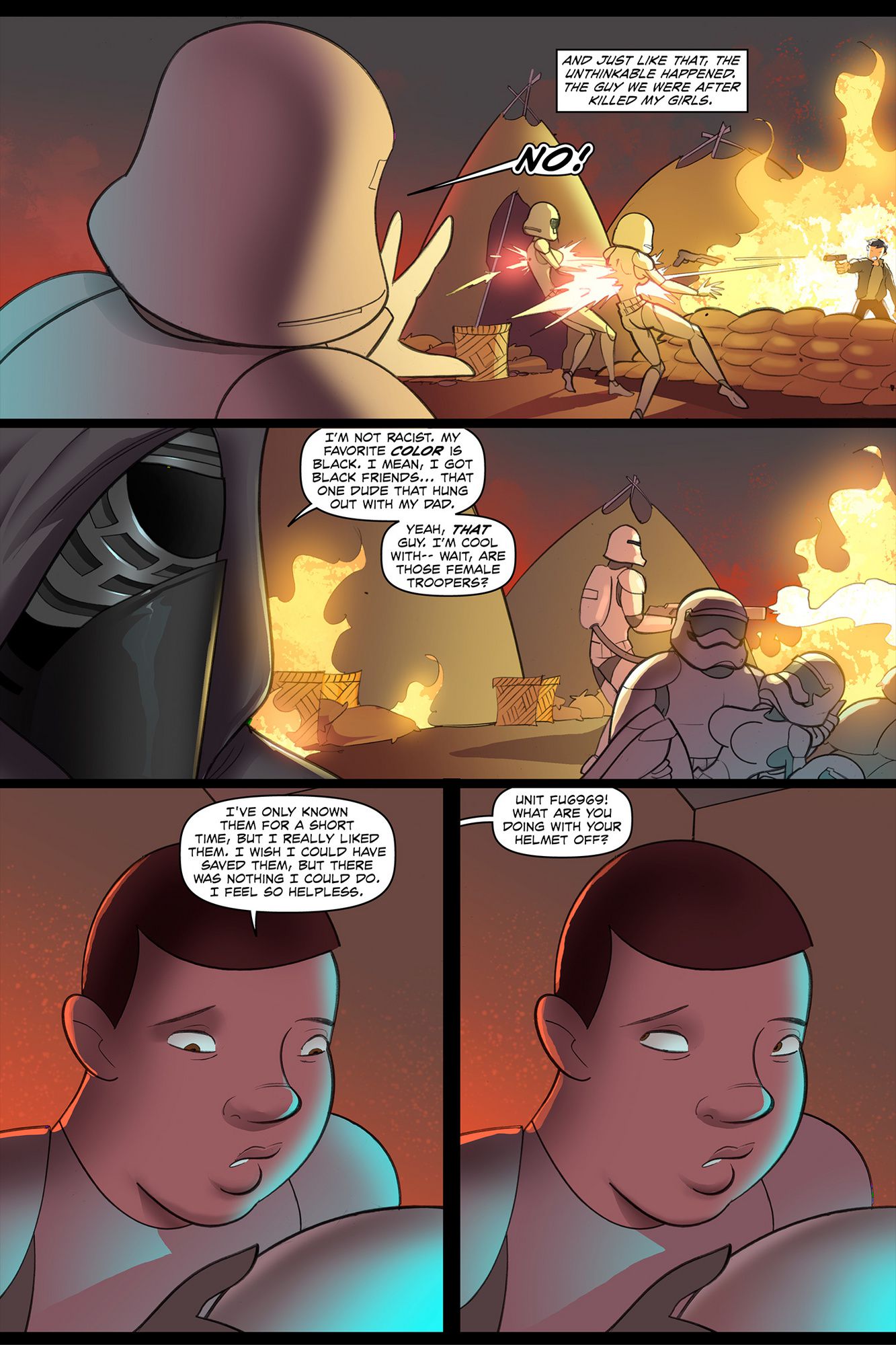 The Cock Awakens (Star Wars) [Dirty Comics] - Chapter 1 — Page 13