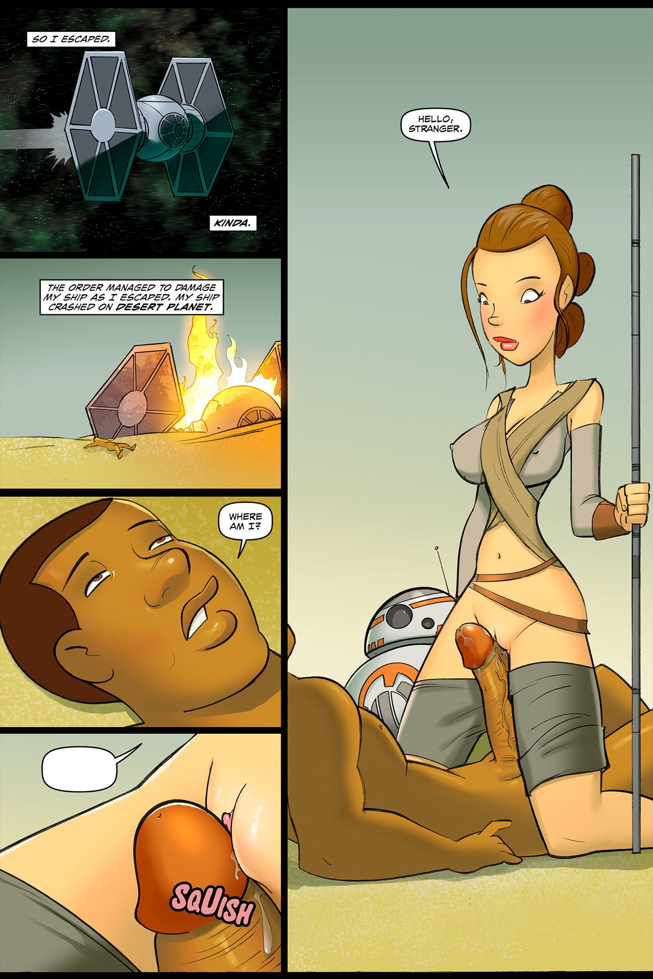 The Cock Awakens (Star Wars) [Dirty Comics] - Chapter 1 — Page 17
