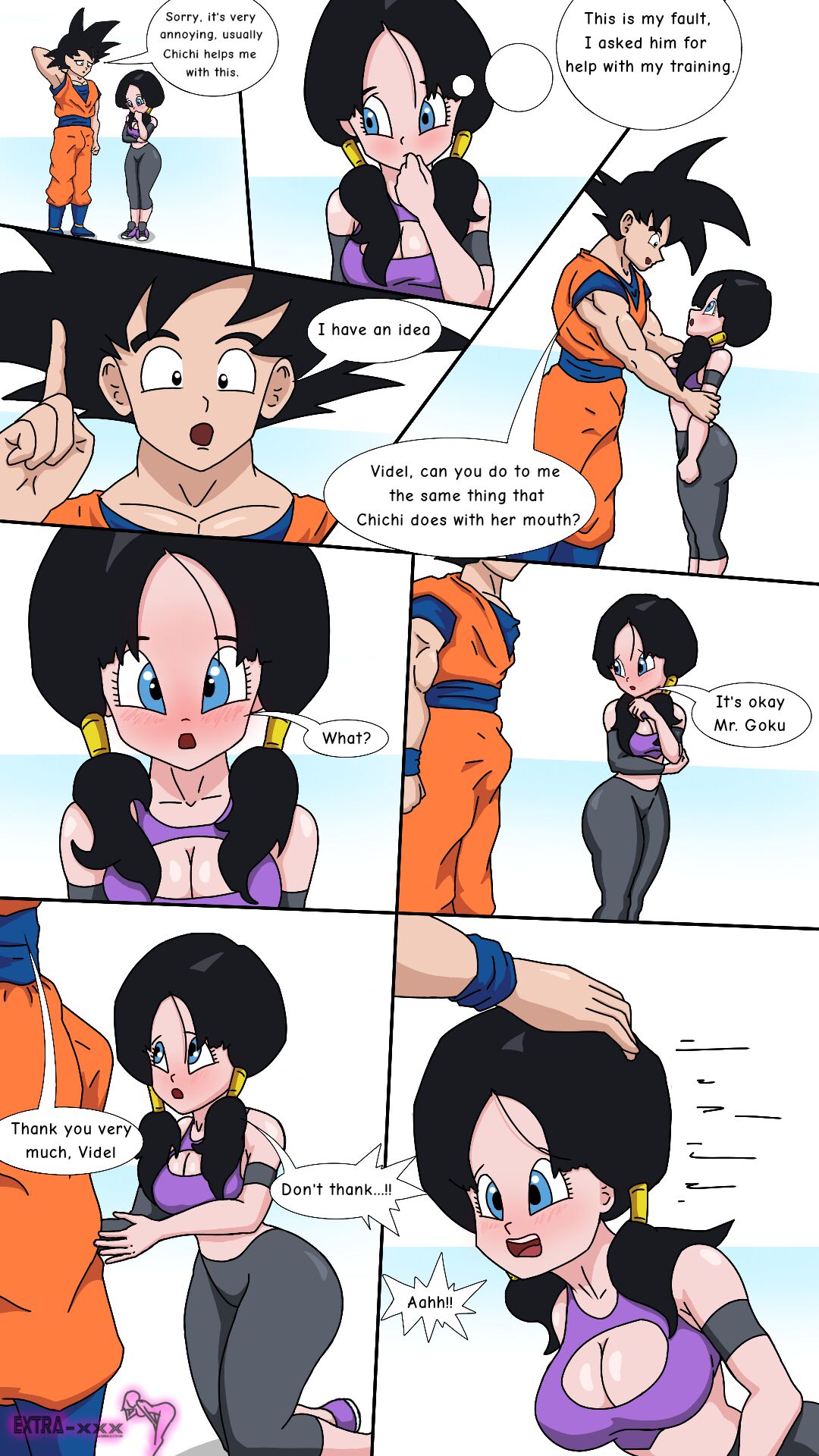 Videl x Goku (Dragon Ball Z) [Extranimacion] - Chapter 1 — Page 4