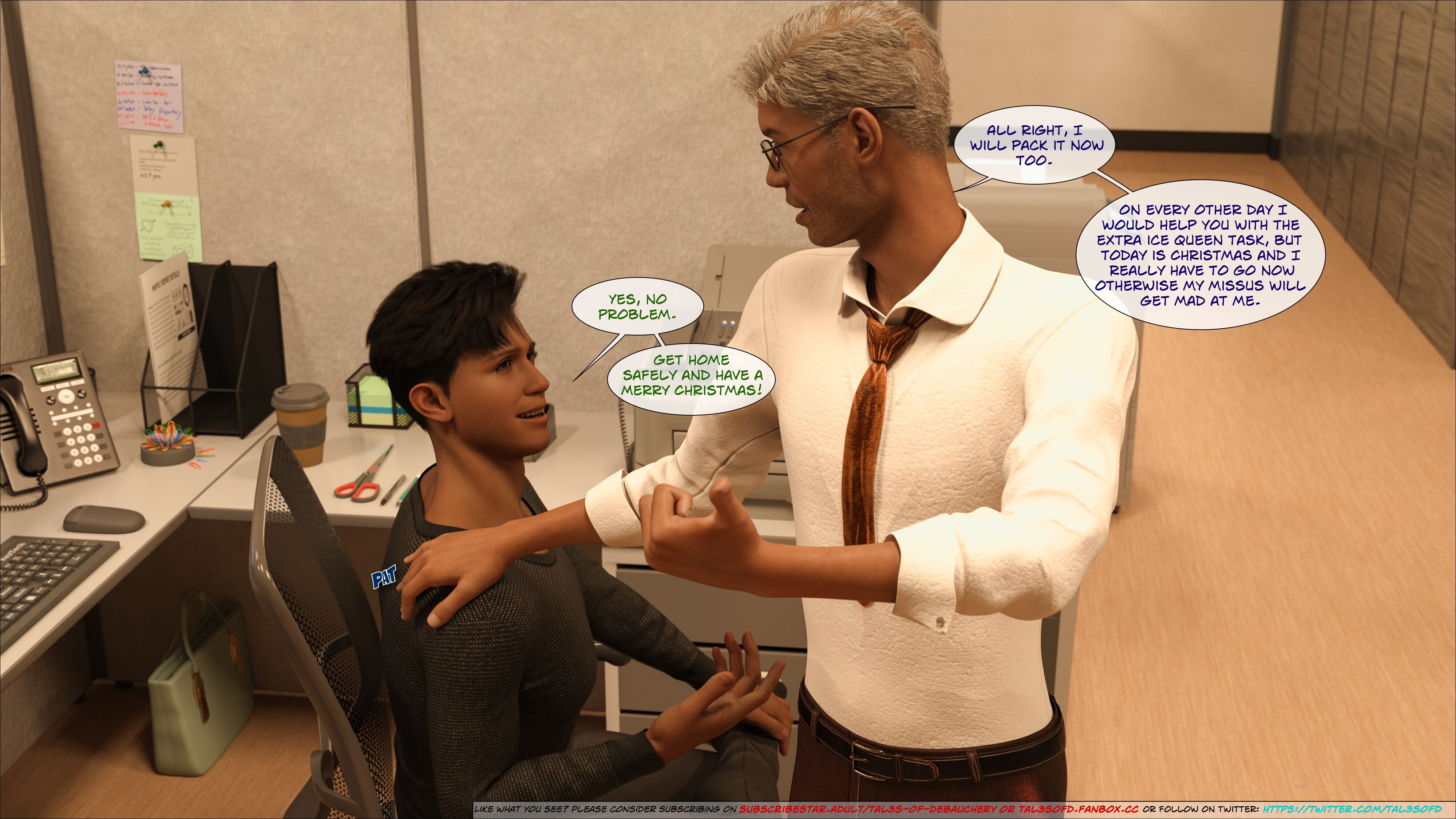 A Naughty Little Office Jungle [Tal3s of Debauchery] - Chapter 1 — Page 10