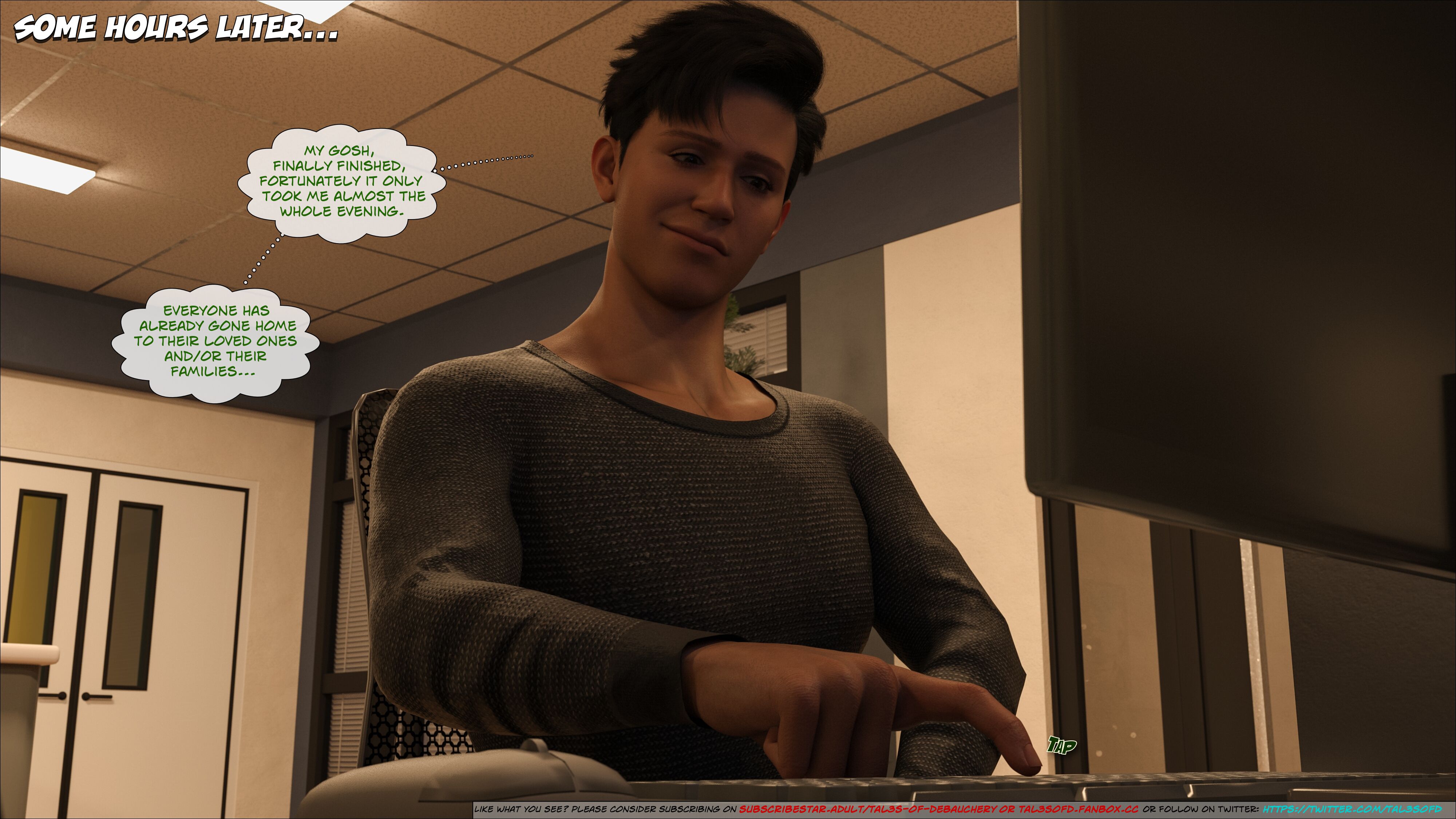 A Naughty Little Office Jungle [Tal3s of Debauchery] - Chapter 1 — Page 11