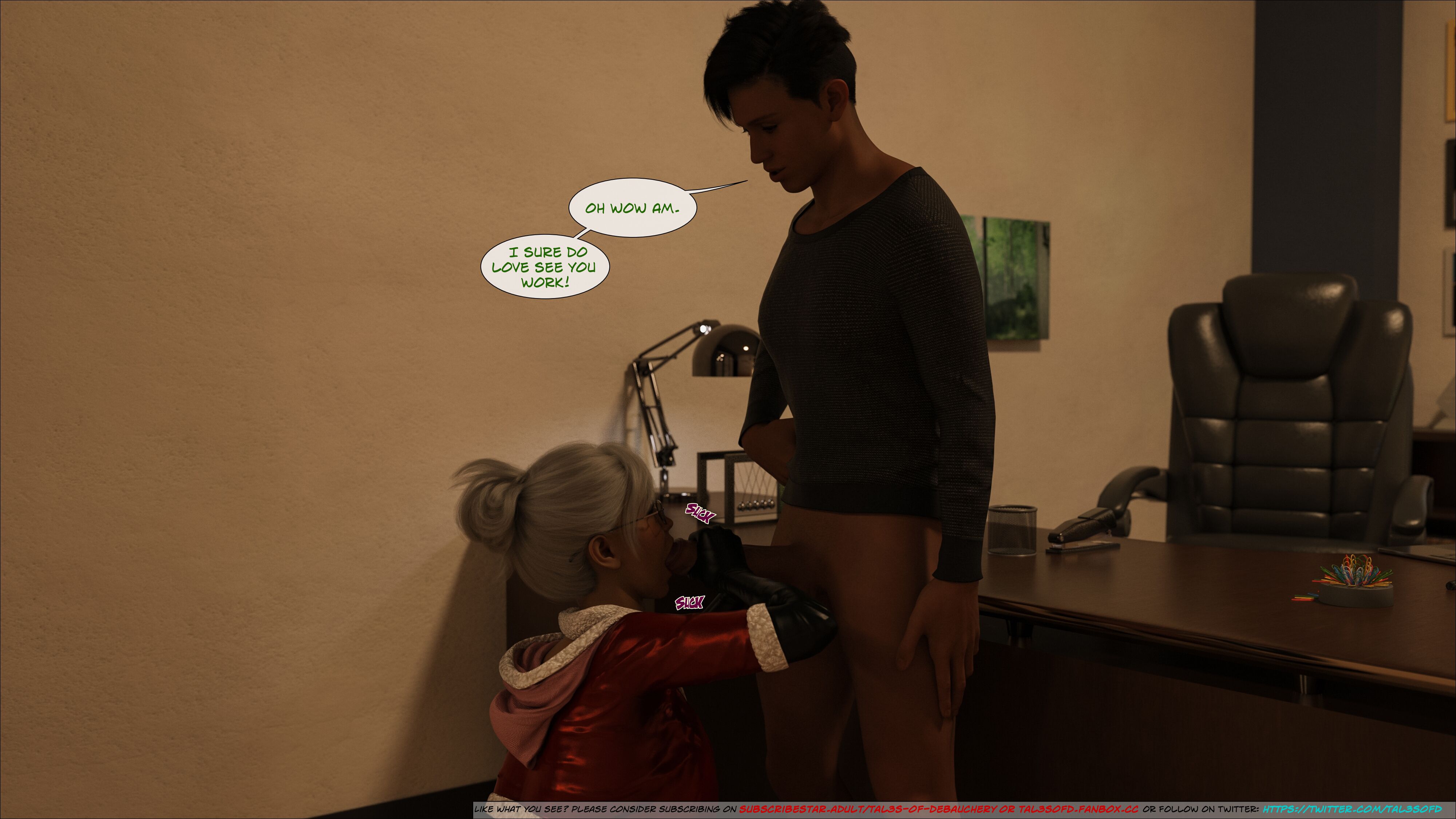 A Naughty Little Office Jungle [Tal3s of Debauchery] - Chapter 1 — Page 24