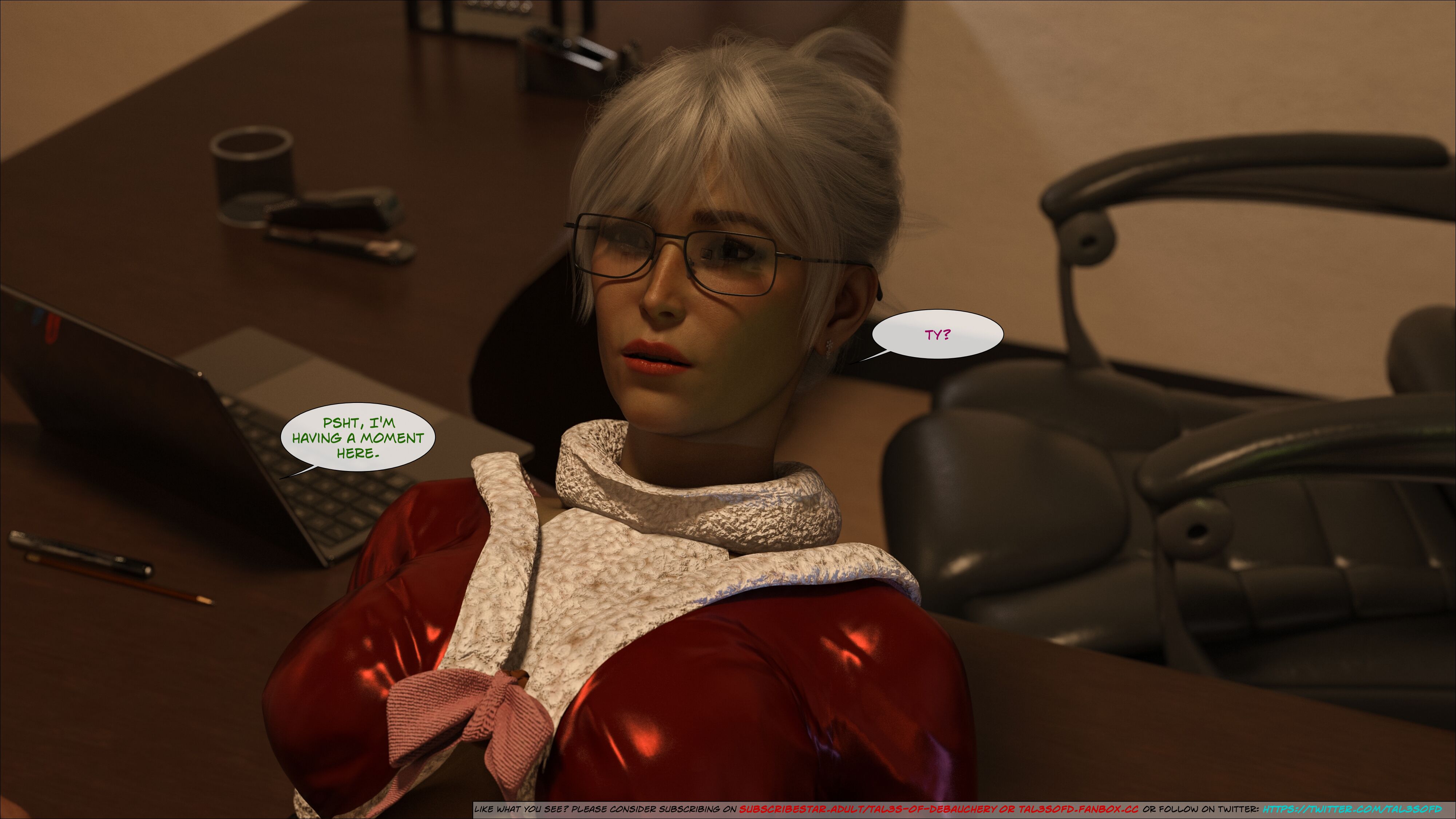 A Naughty Little Office Jungle [Tal3s of Debauchery] - Chapter 1 — Page 32