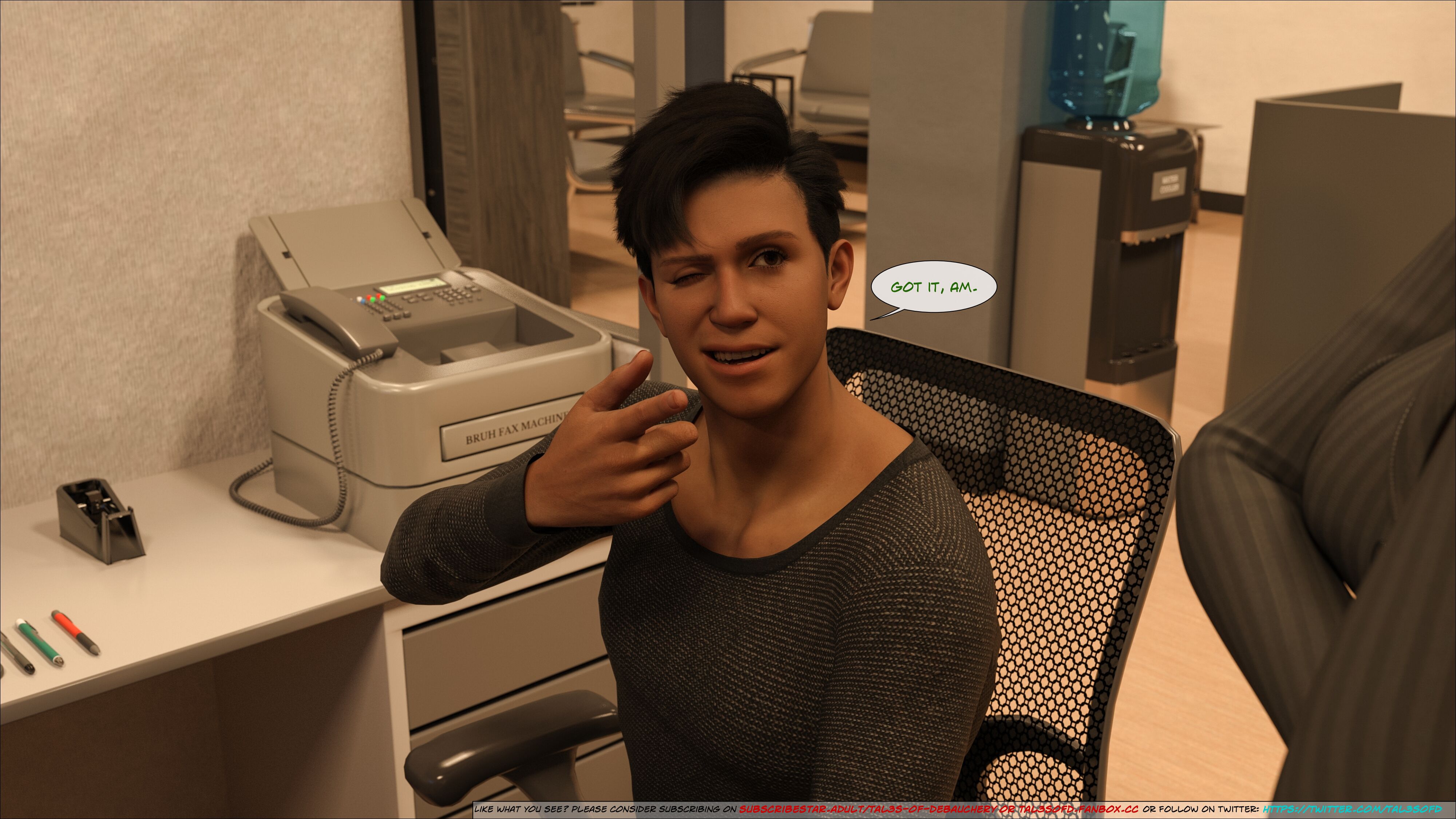 A Naughty Little Office Jungle [Tal3s of Debauchery] - Chapter 1 — Page 4