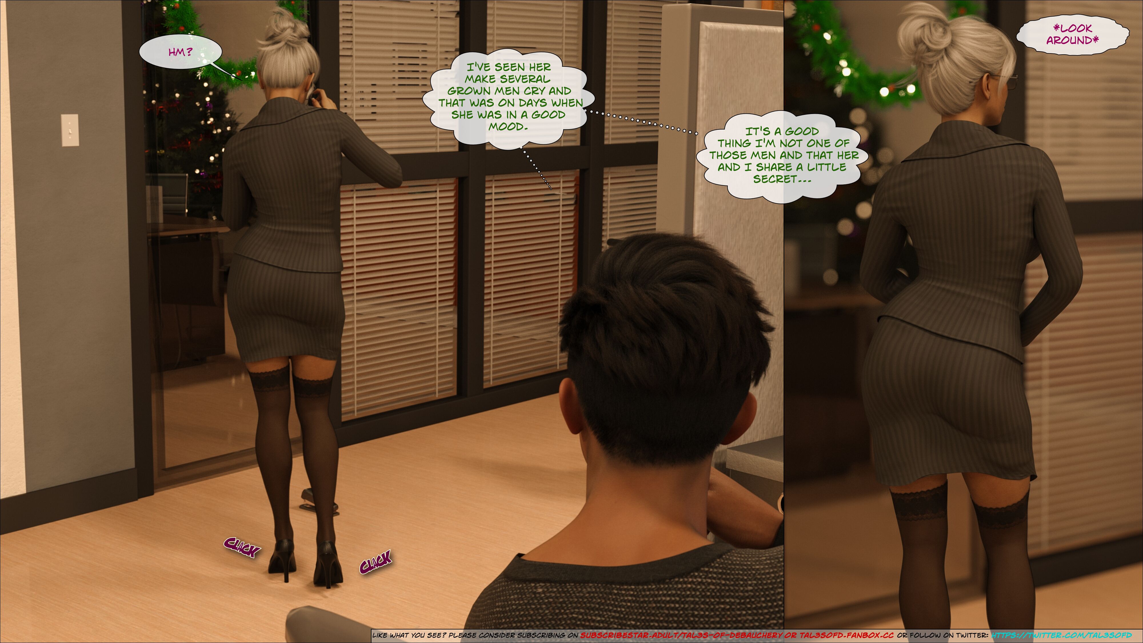 A Naughty Little Office Jungle [Tal3s of Debauchery] - Chapter 1 — Page 7