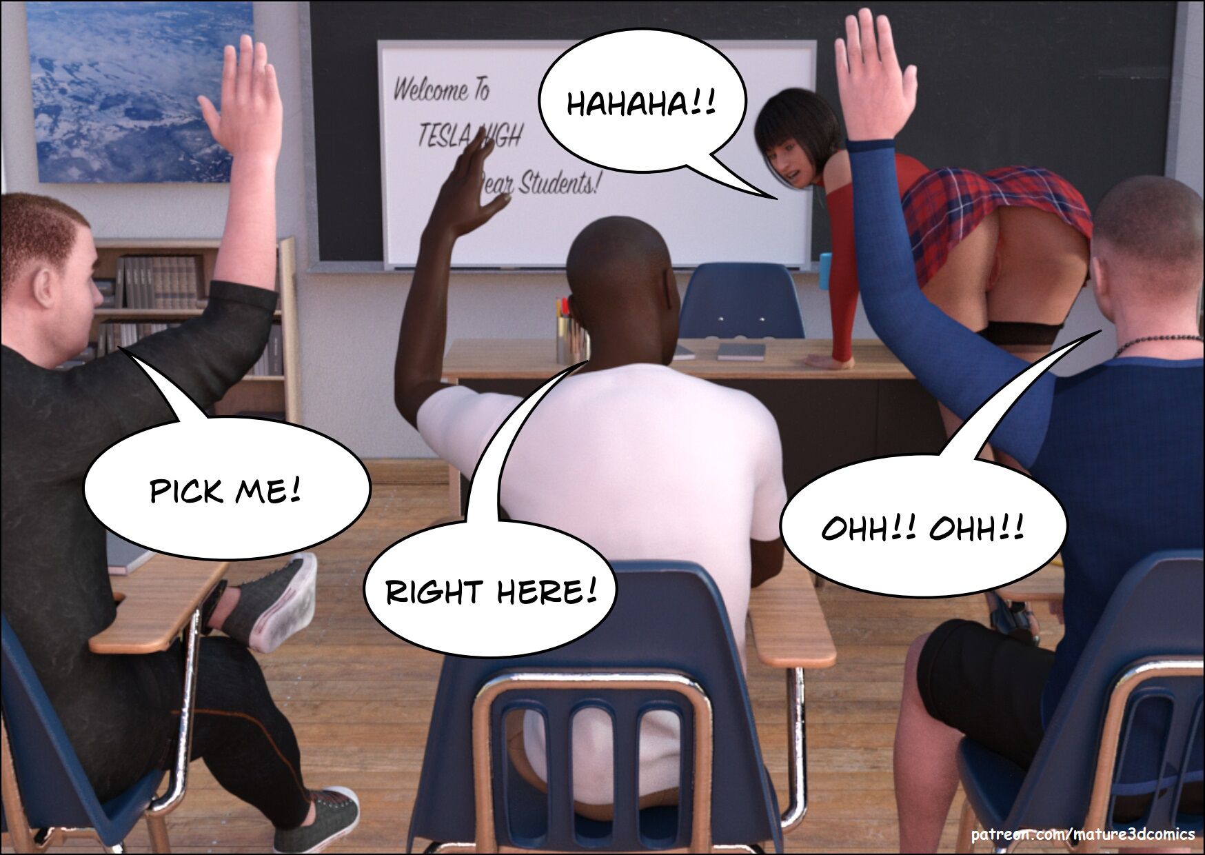 Sexy Teacher [Mature3DComics] - Chapter 1 — Page 27