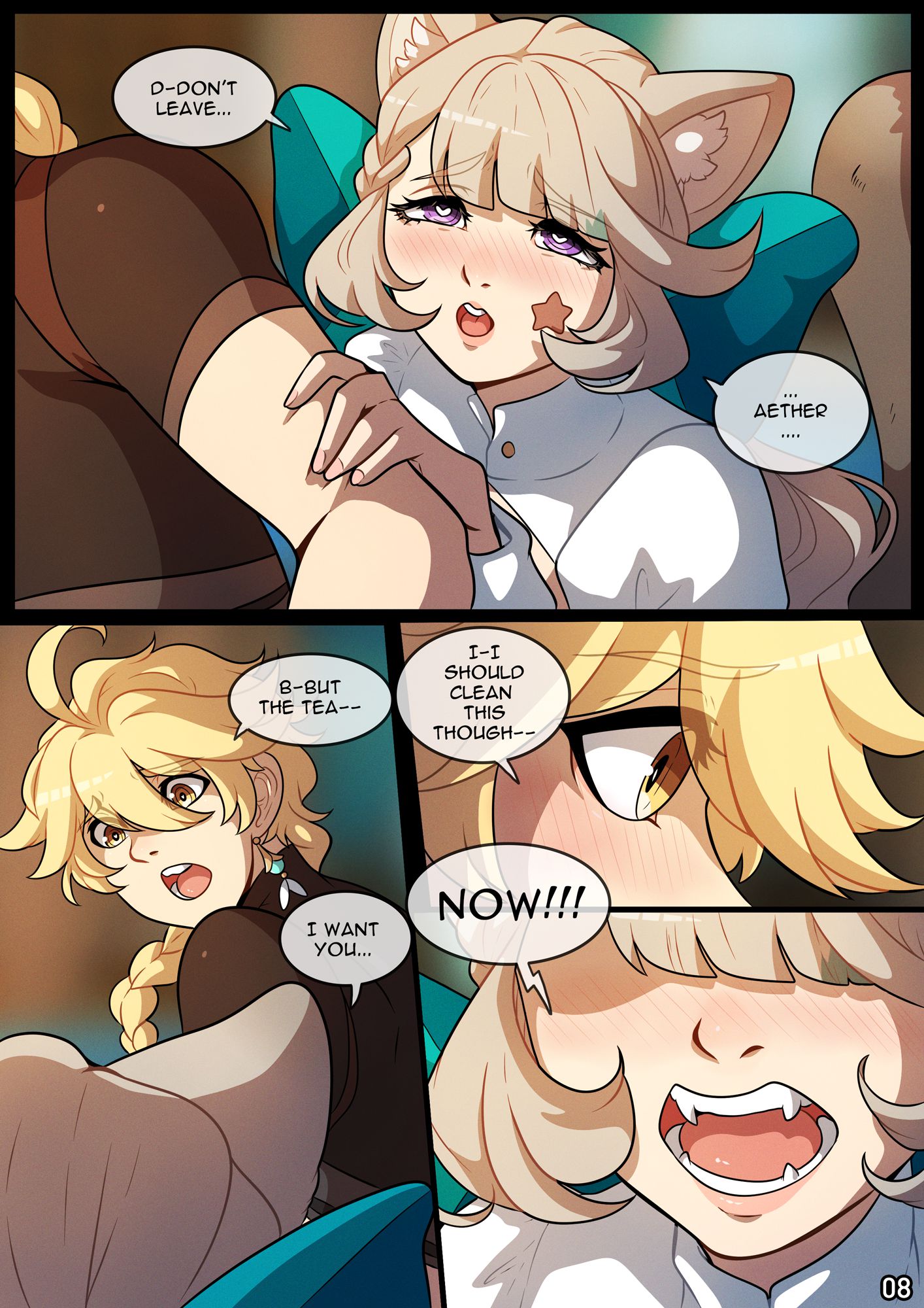 Entering Cuddle Mode (Genshin Impact) [Kinkymation] - Chapter 1 — Page 10